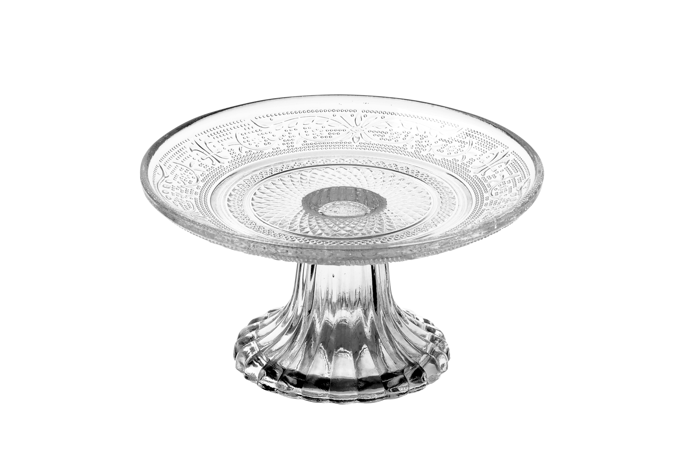 Teller auf Fuß - klarglas, 14,5x7,5cm