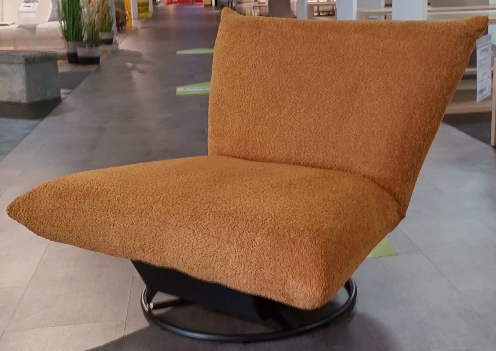 Sessel mit Drehfunktion, Stoff Divano gold - Mytrend 368