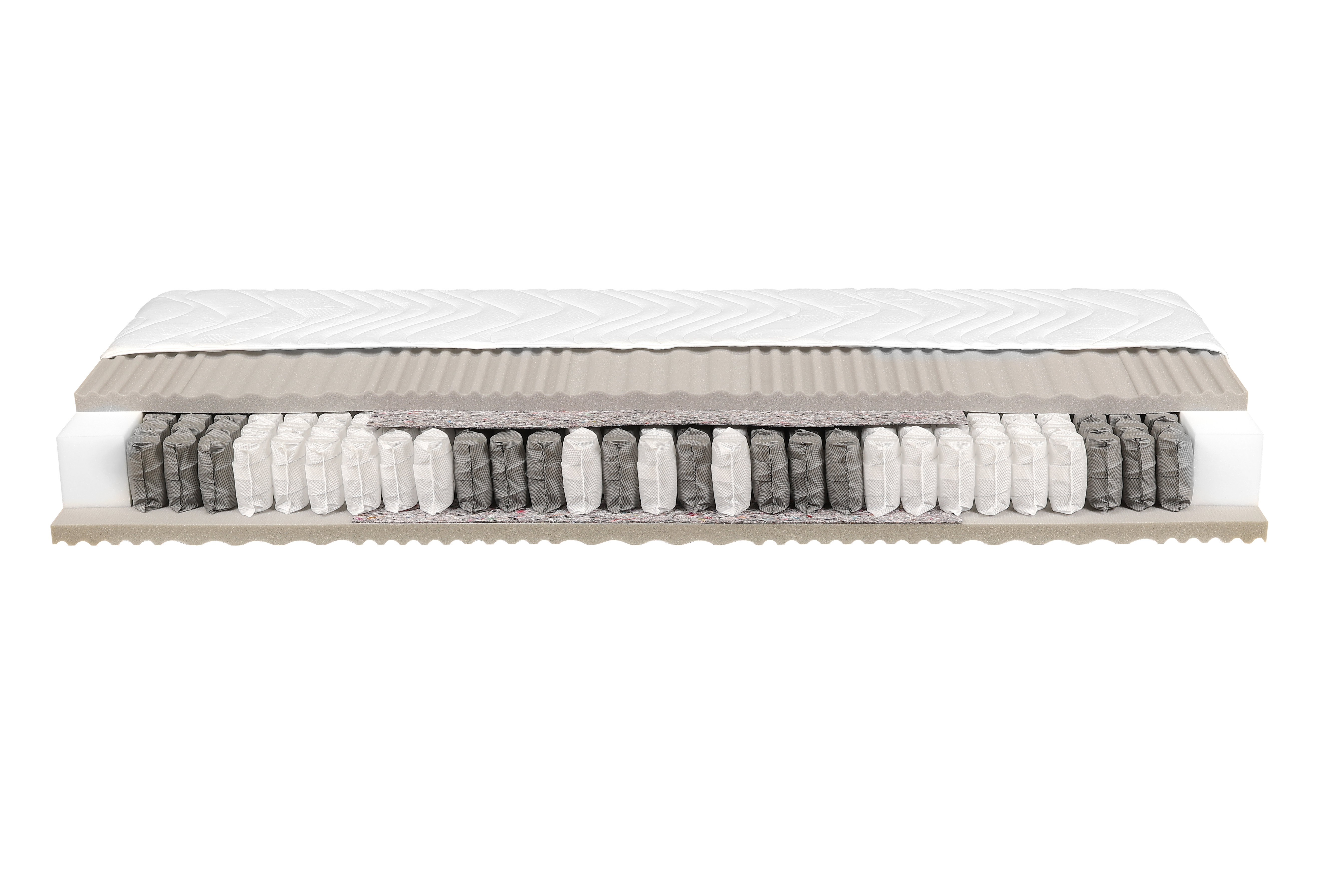 Taschenfederkern Matratze, Härtegrad 3 - MyStyle 3008