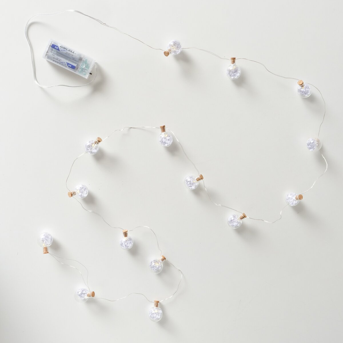 Lichterkette Lenia - 15 LEDs, Timer, Säule, L 180,00 cm