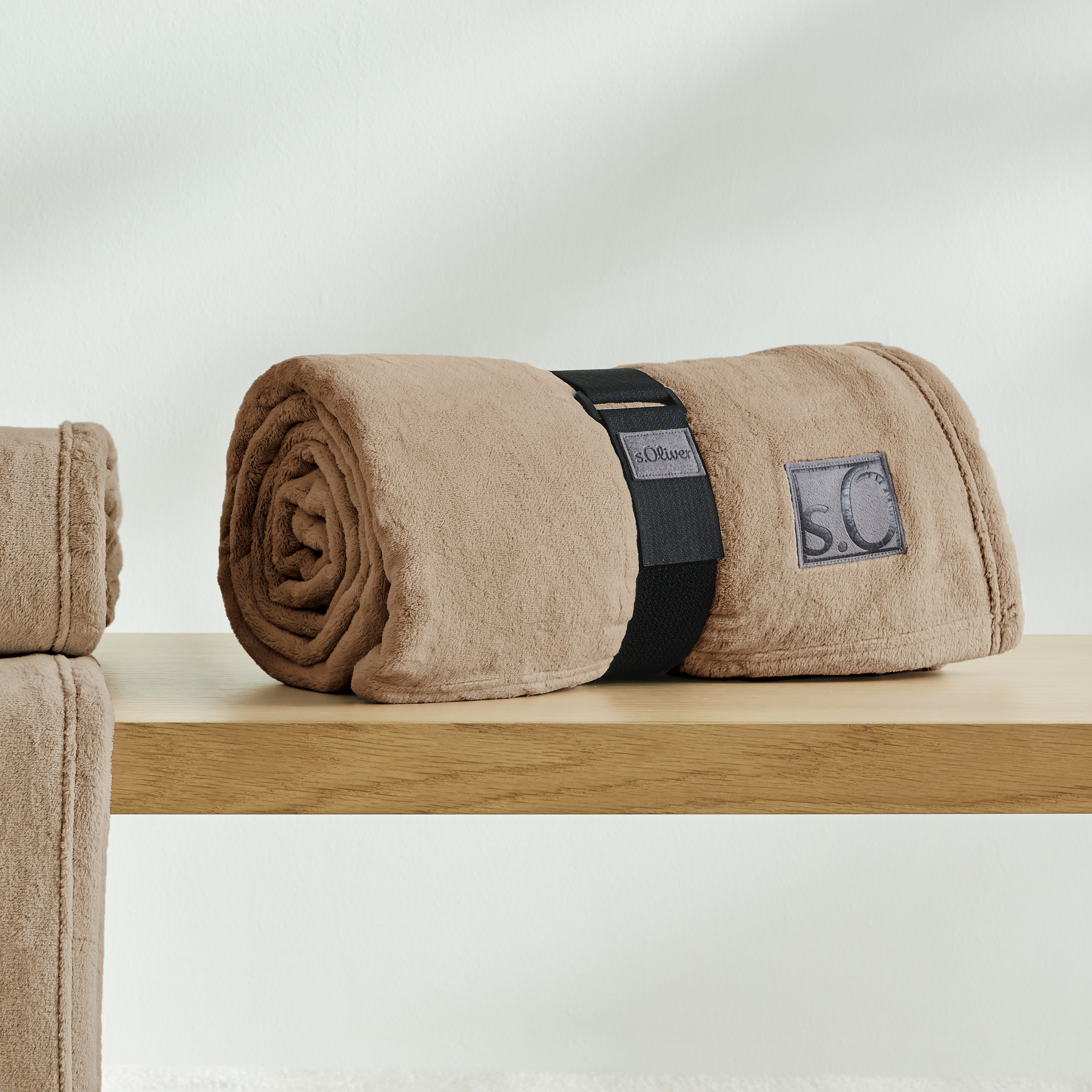 Kuschelsoftdecke S.Oliver - 150x200cm, camel