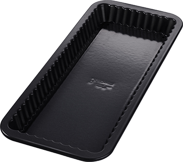 Tarteform Boden Emaille, 40 x17 cm, Premium Baking - Höhe 3 cm