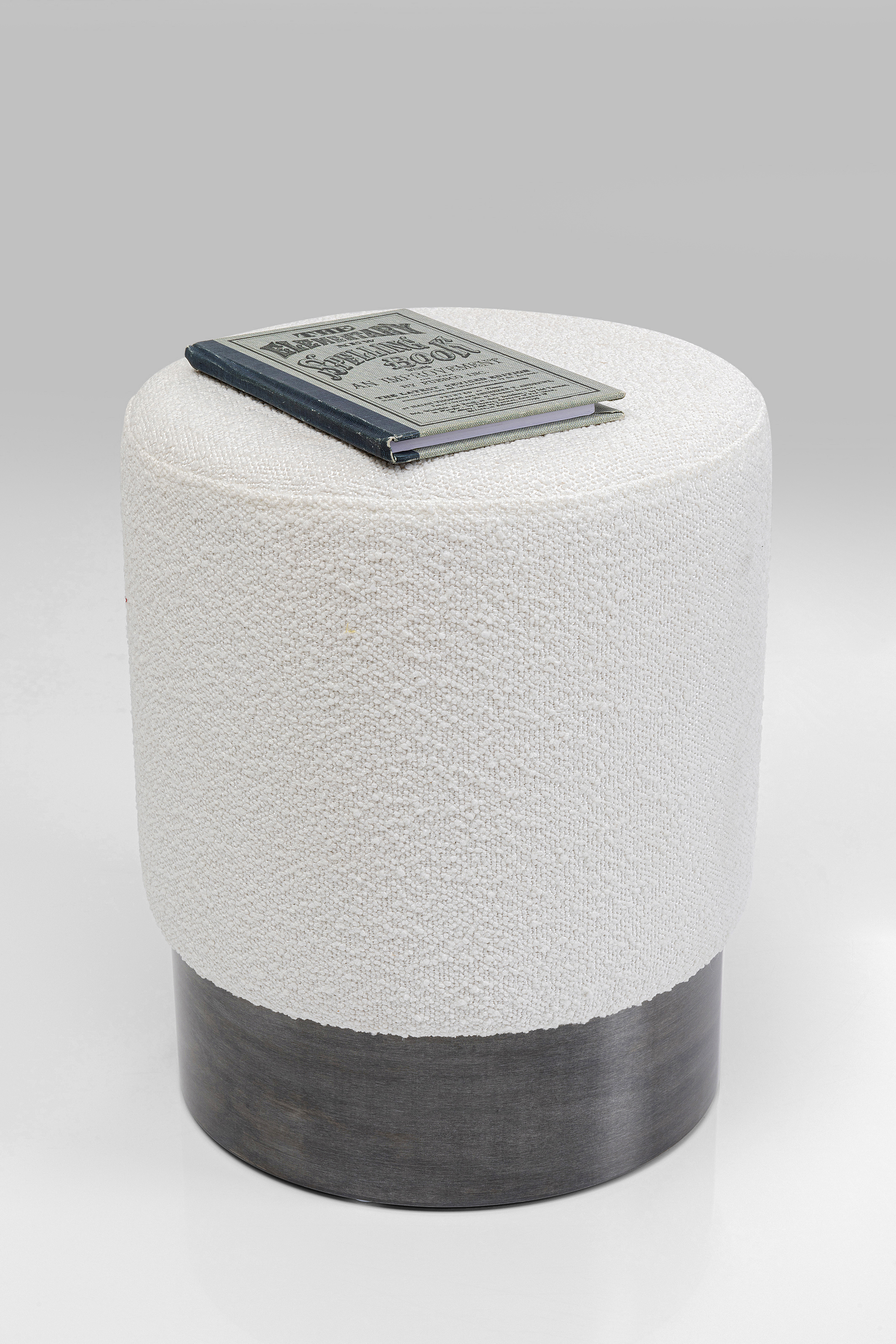 Hocker Cherry Boucle, creme - Möbel