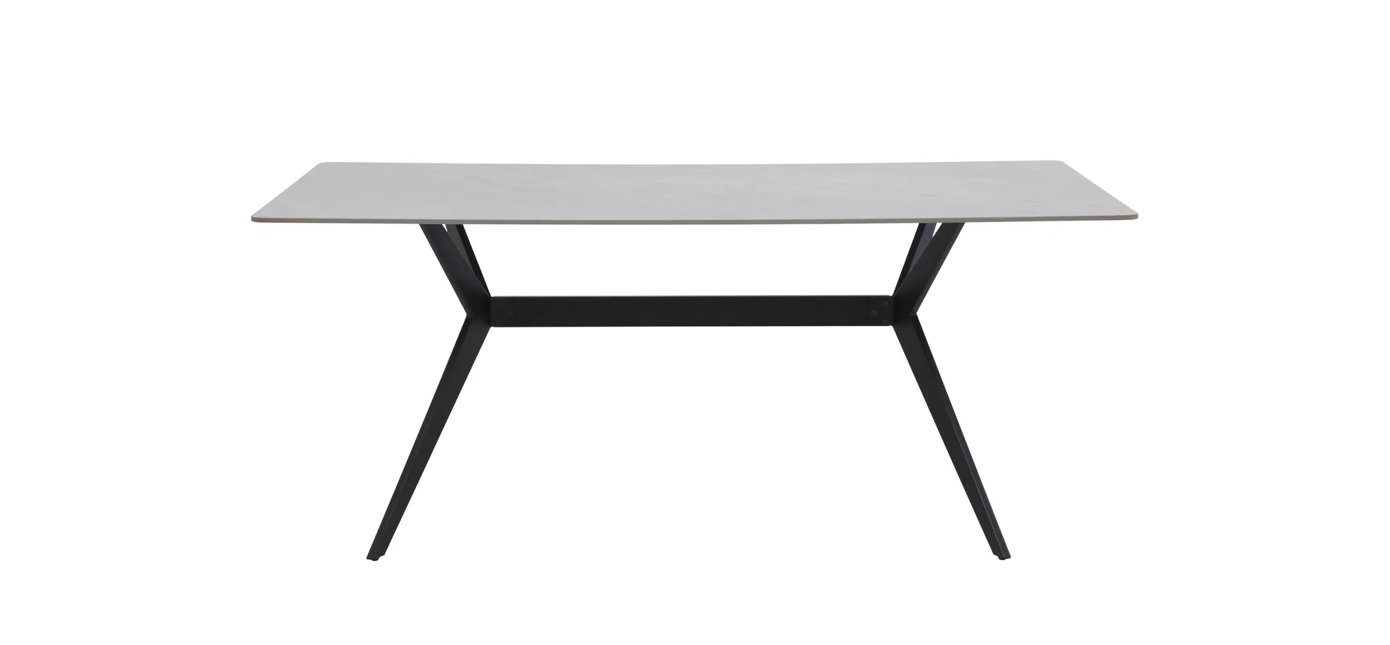 Esstisch, Marmoroptik grau/schwarz - MyStyle 4037