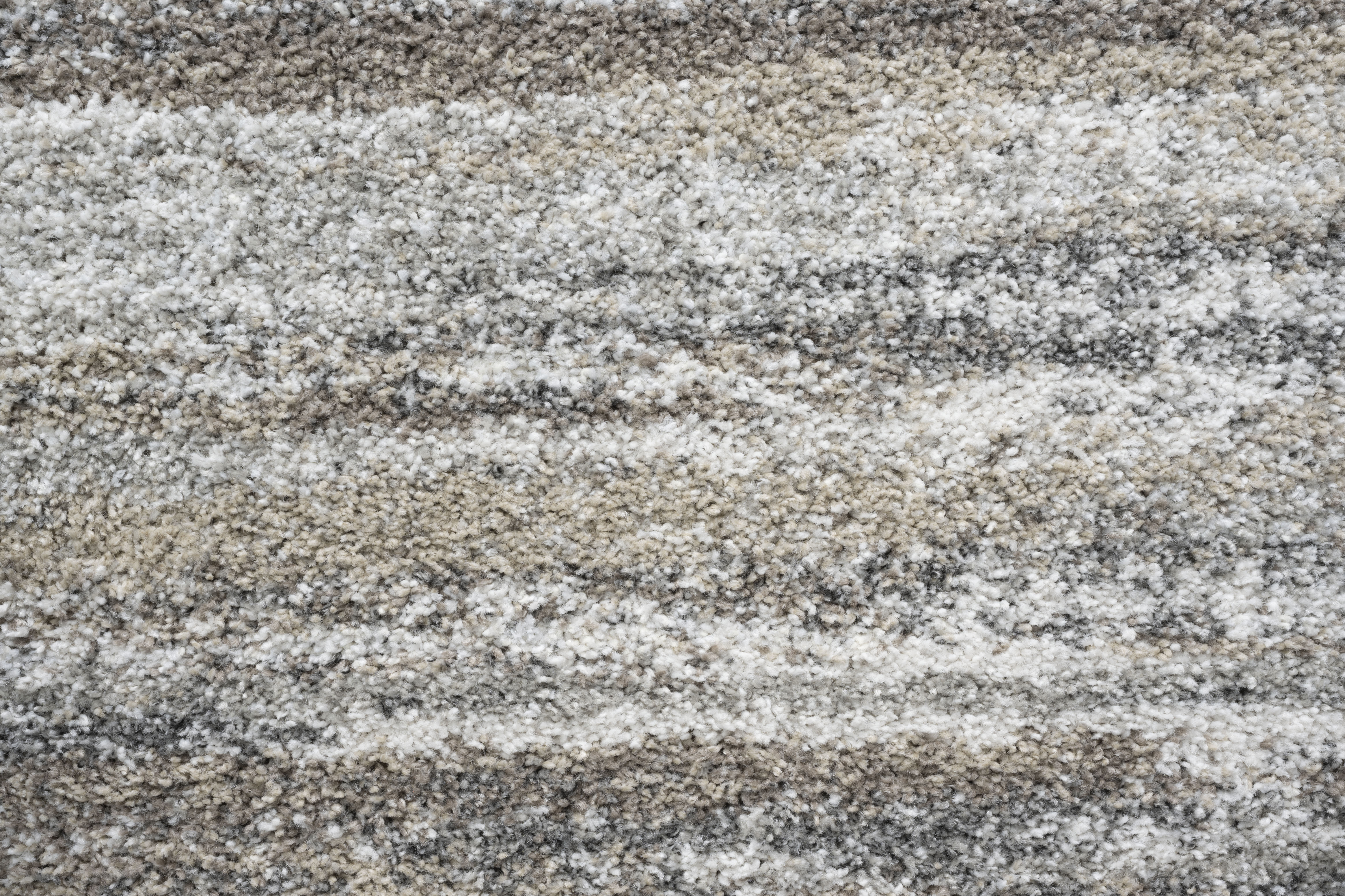 Webteppich, weiß-braun-grau, 133x195 cm - Rehari