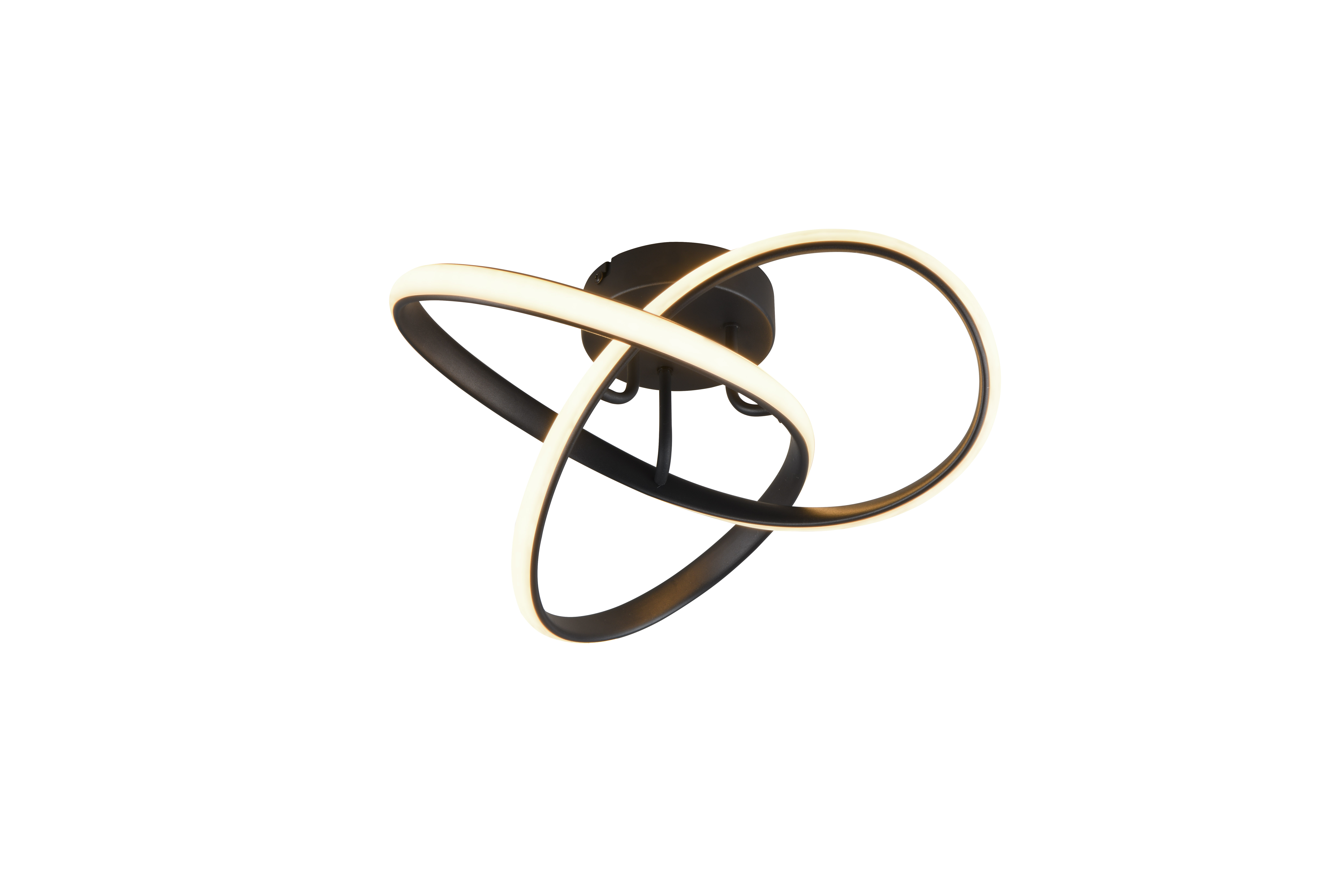 Deckenleuchte Meo - 1flg., Metall/schwarz matt, ca. 15x Ø40 cm