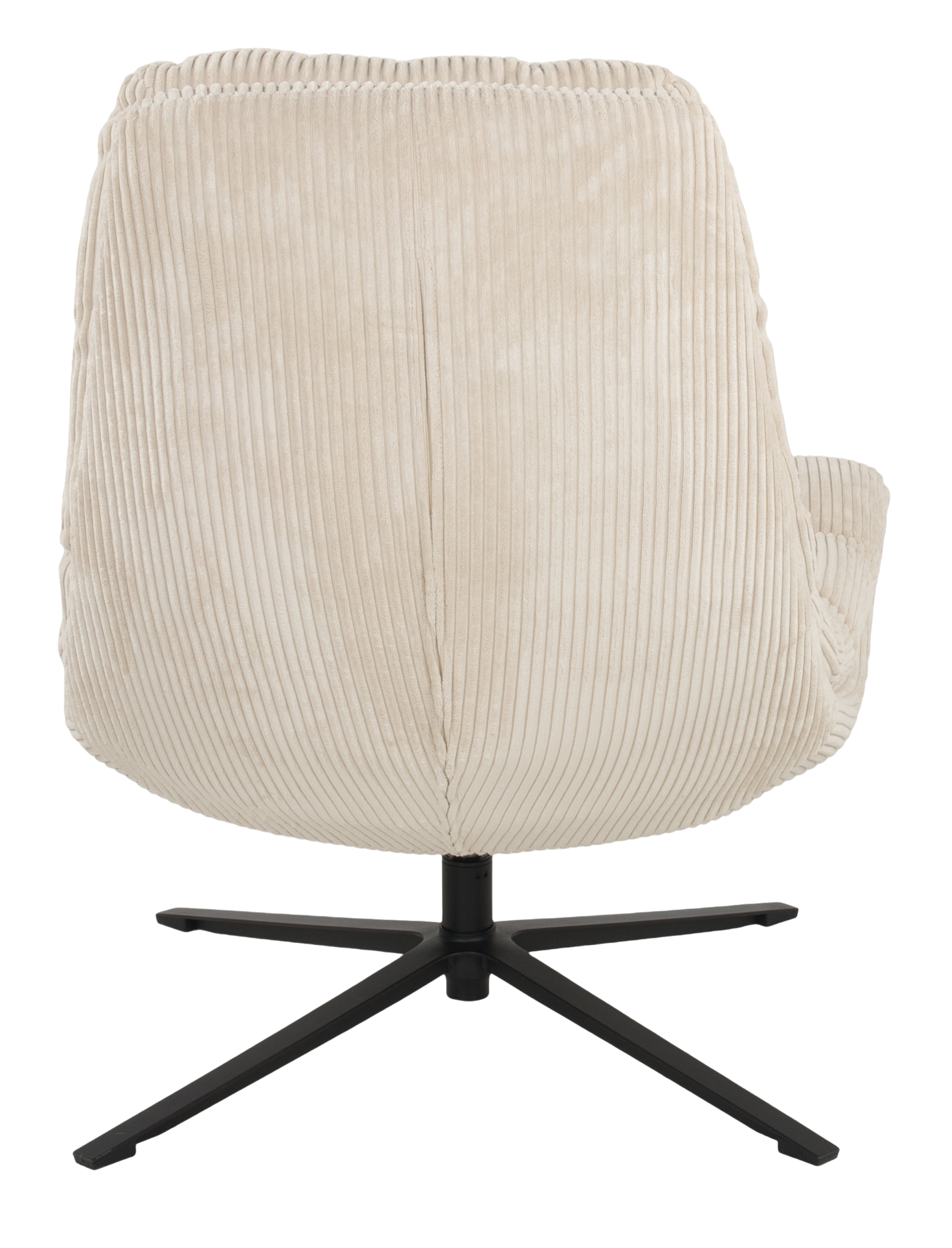 Relaxsessel mit Hocker, Cord beige - Duane