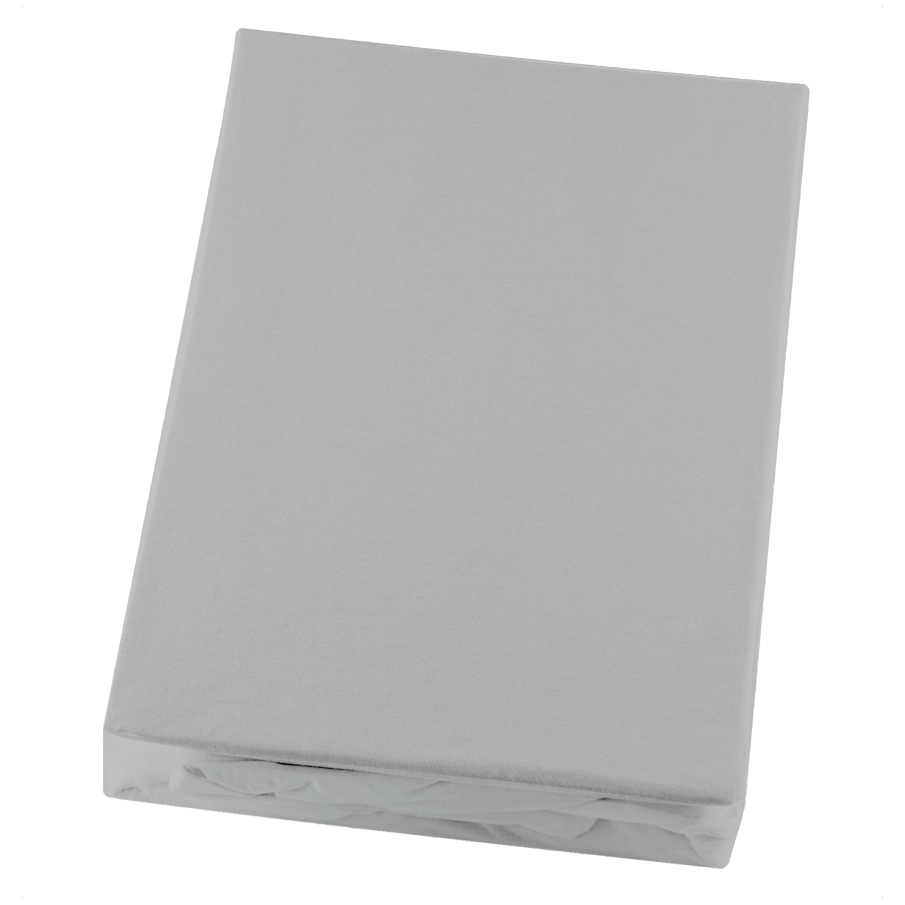 Spannbetttuch Casea Natürlich Madrid - 200x220cm, Silber (Silbergrau)