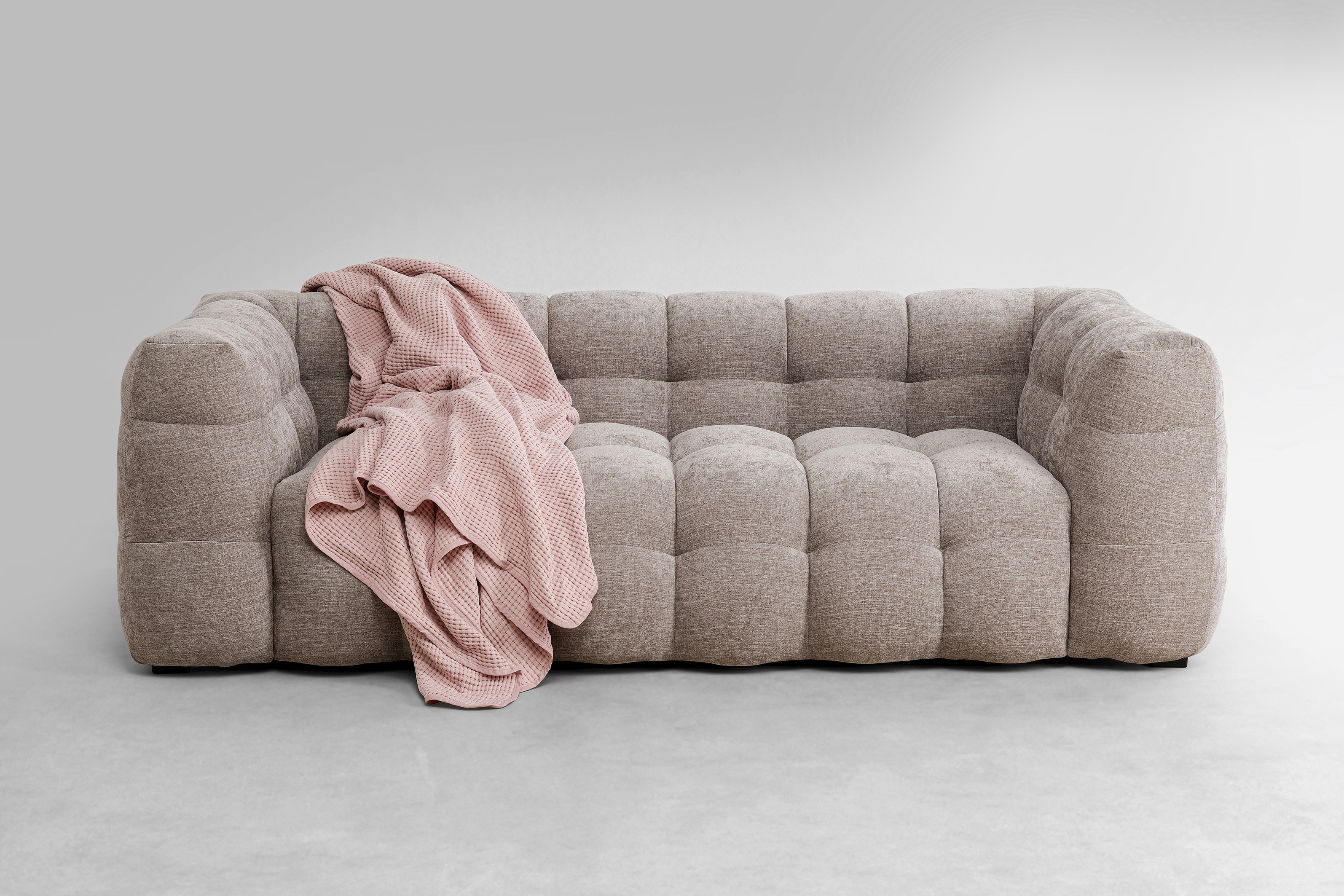 Sofa 3-sitizg Salamanca, grau - Salamanca