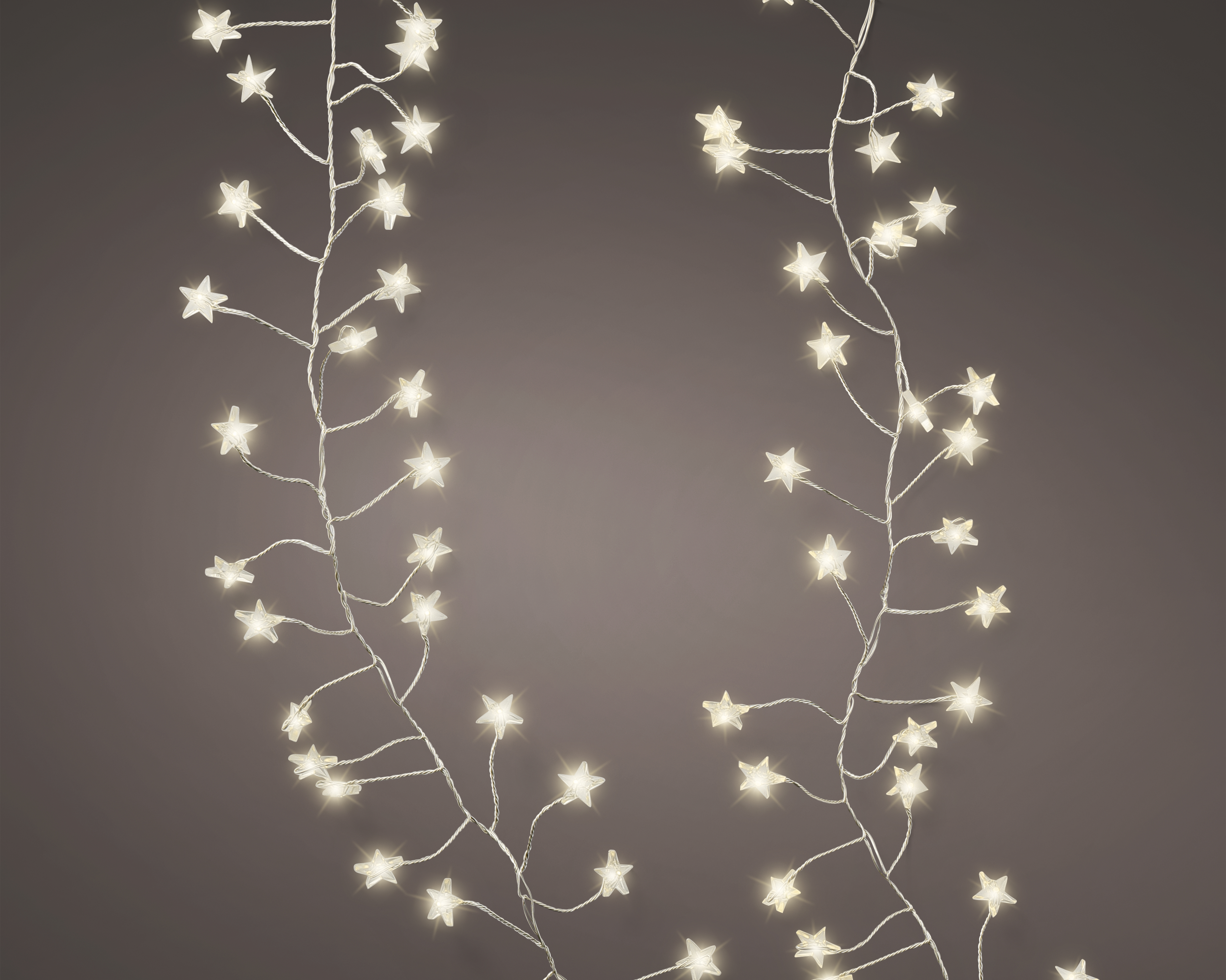 LED Compact Beleuchtung - silber/warmes weiss, PVC, 120cm-100L