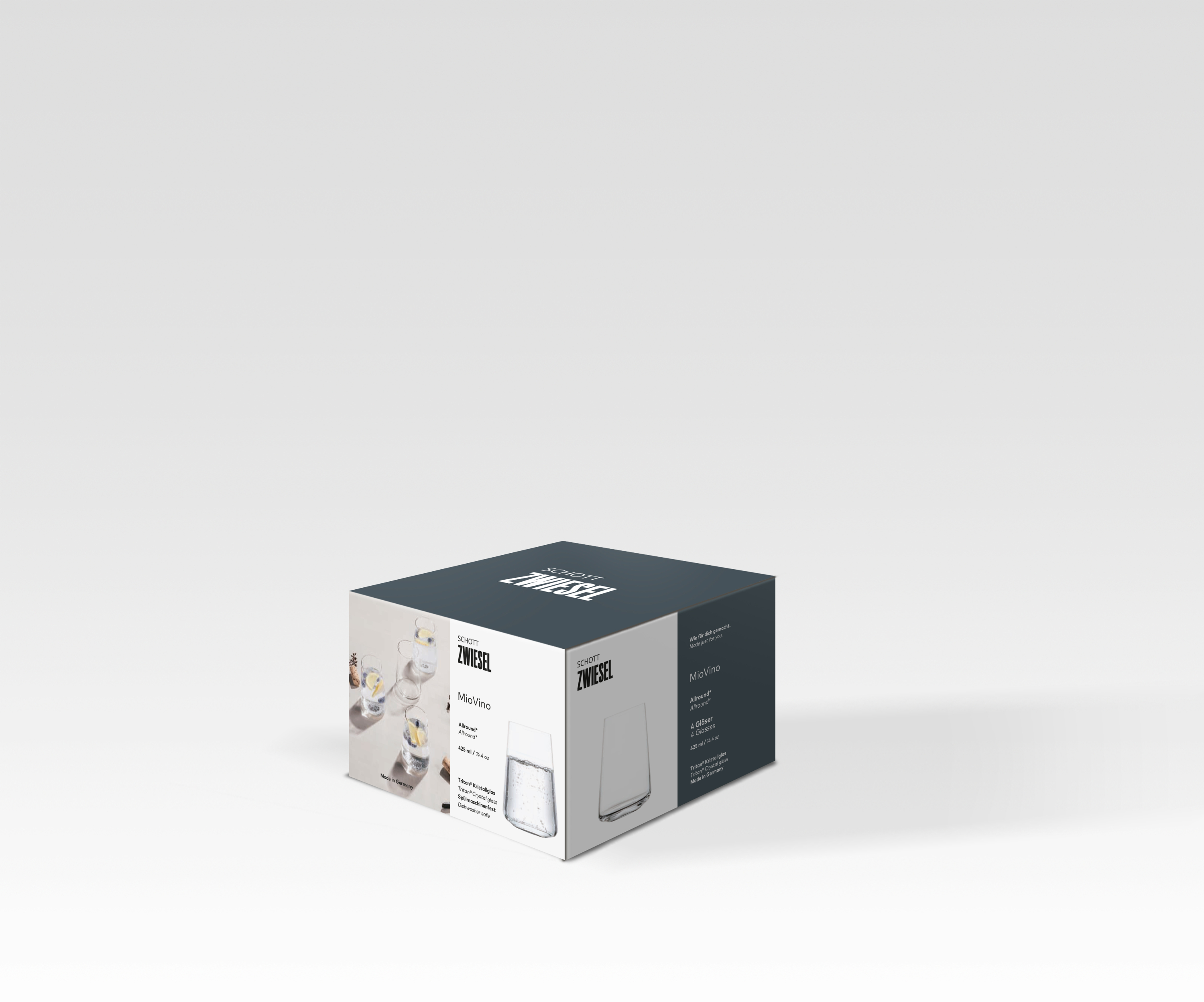 Allroundglas MIOVINO 425ml - 4-er Set