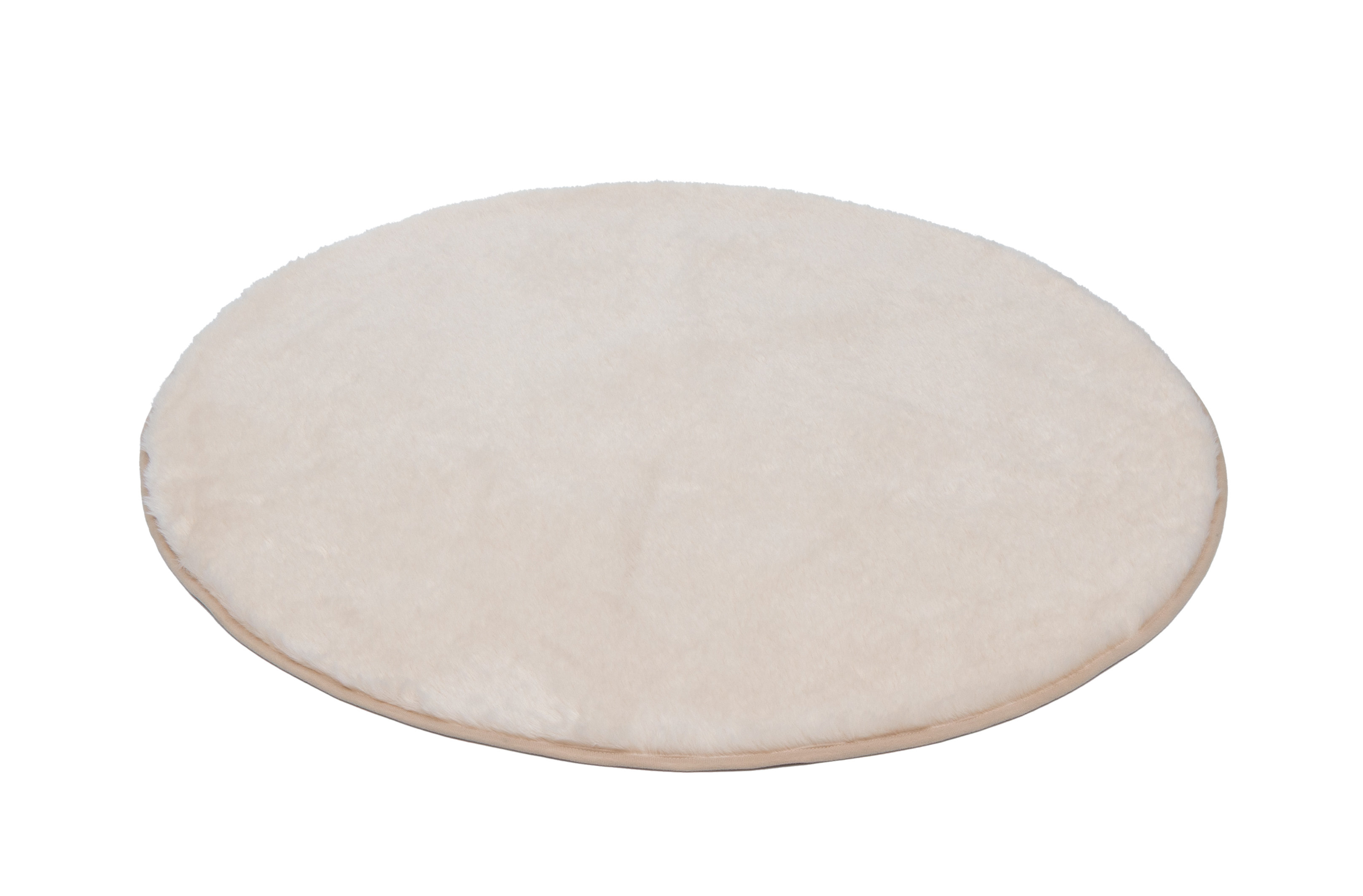 Badteppich Sable, creme - Ø ca. 100 cm