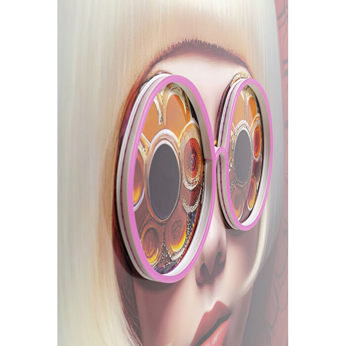 Gerahmtes Bild, LED Fancy Blonde Lady - Bilder 