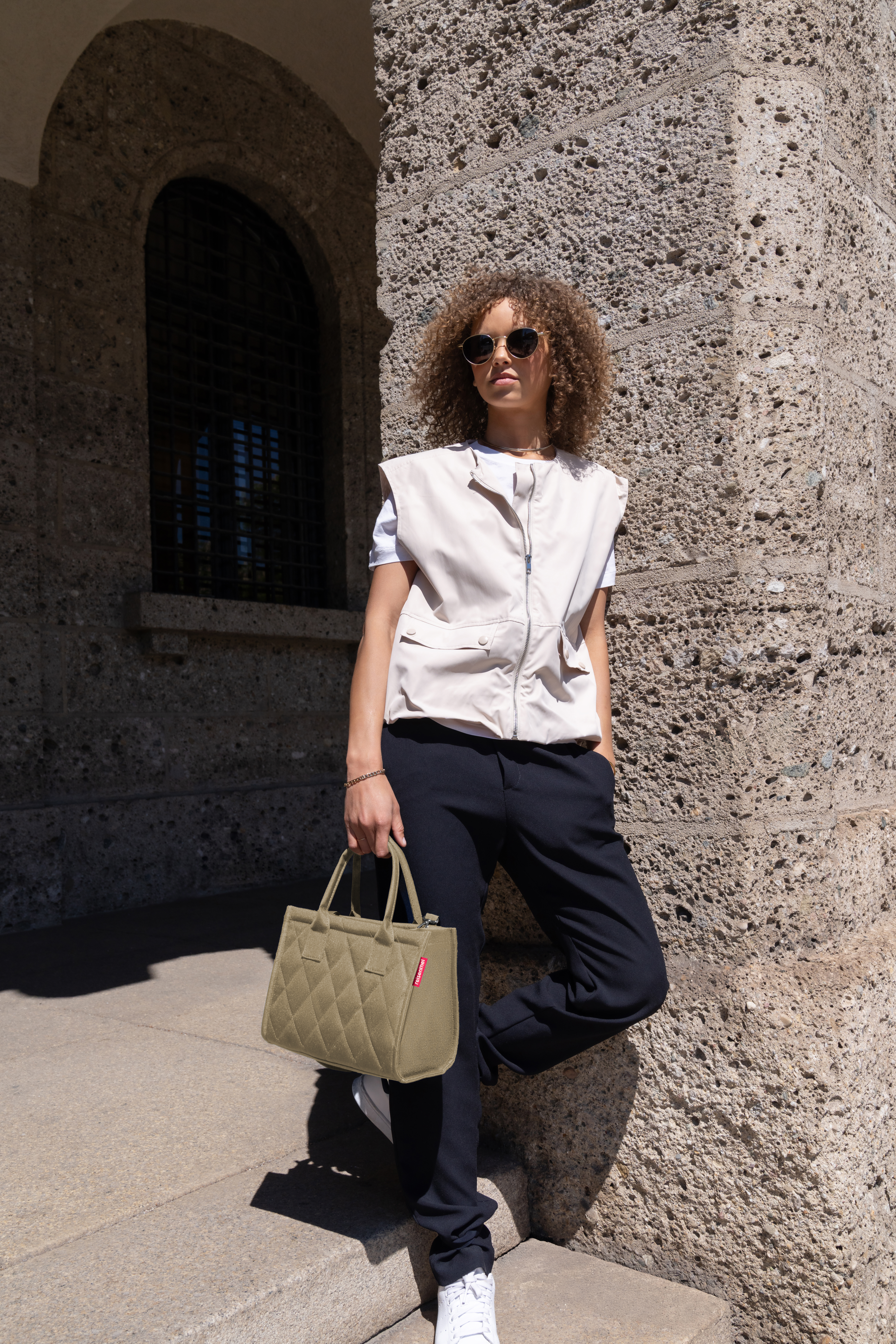 reisenthel, daily shopper XS - rhombus olive