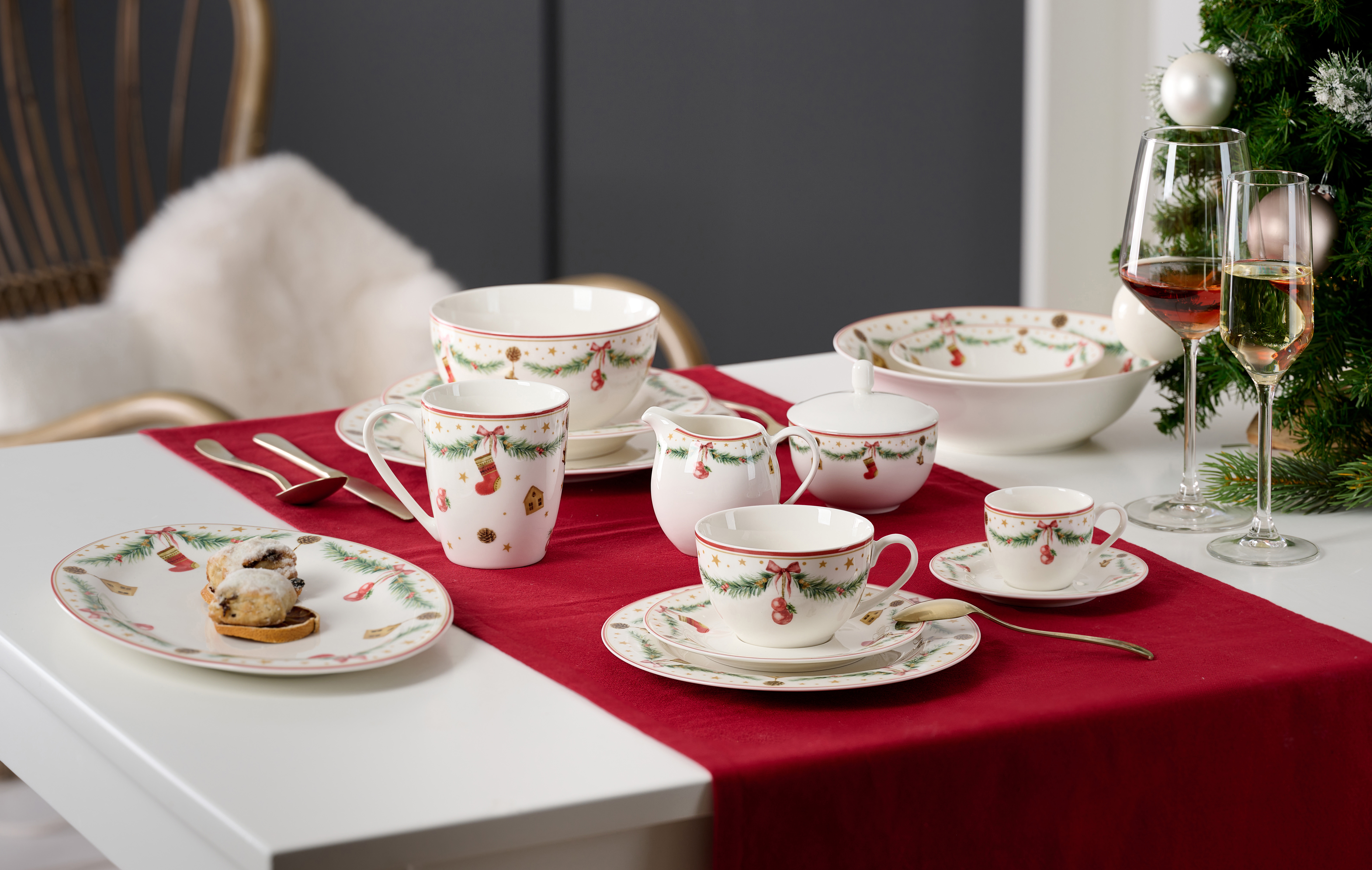 Kaffeeset Holly, 14-Tlg.
