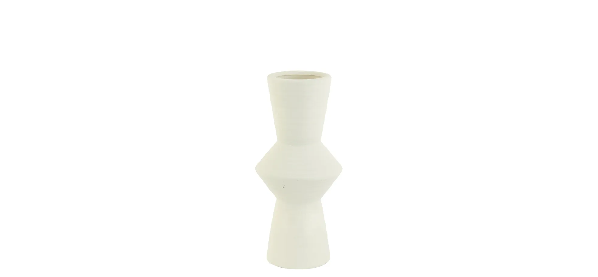 Deko-Vase - HØ ca. 40,5x18,5 cm, Creme