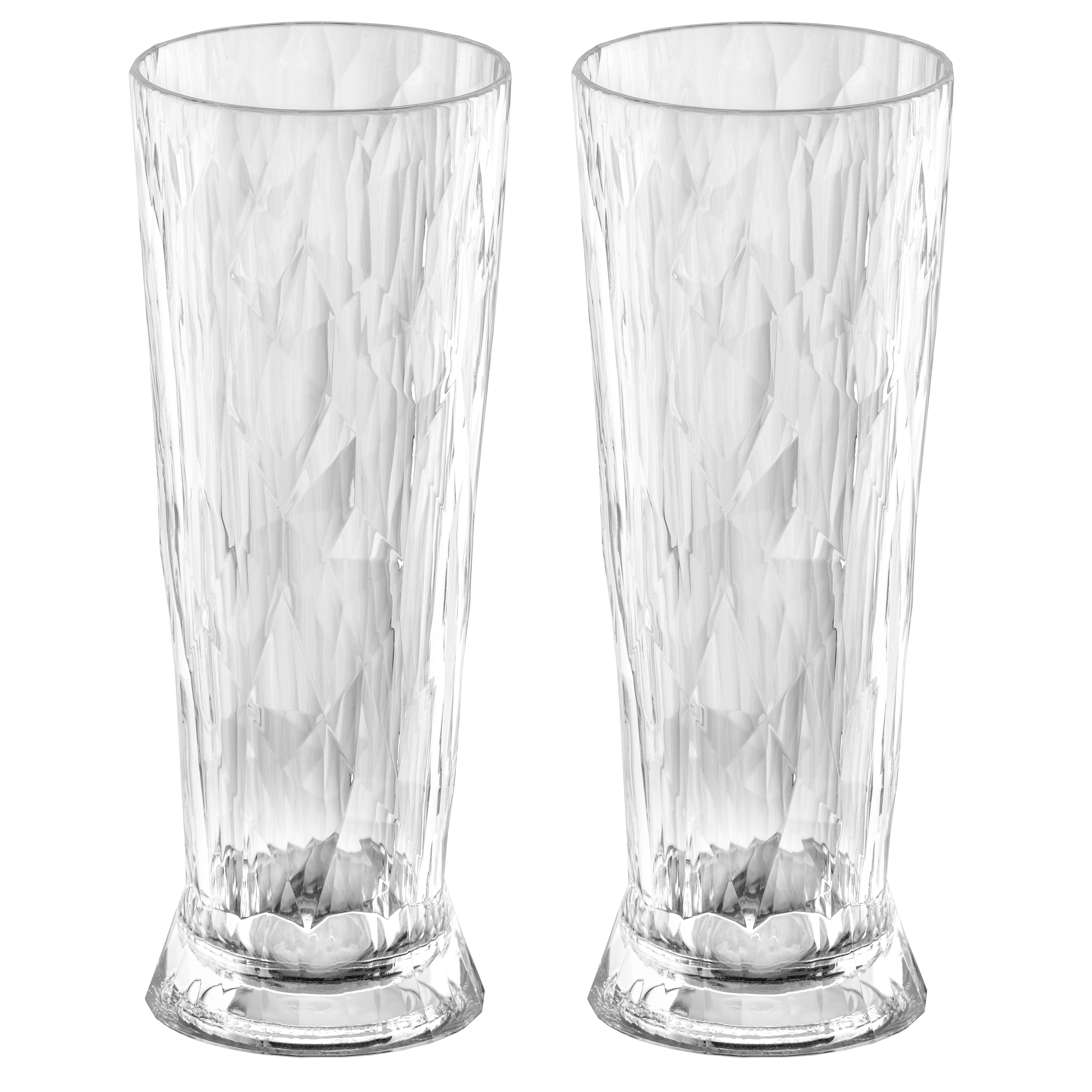Superglas 500ml, crystal clear, 2-er Set - bruchfest, spülmaschinengeeignet, 100% CO2-neutral