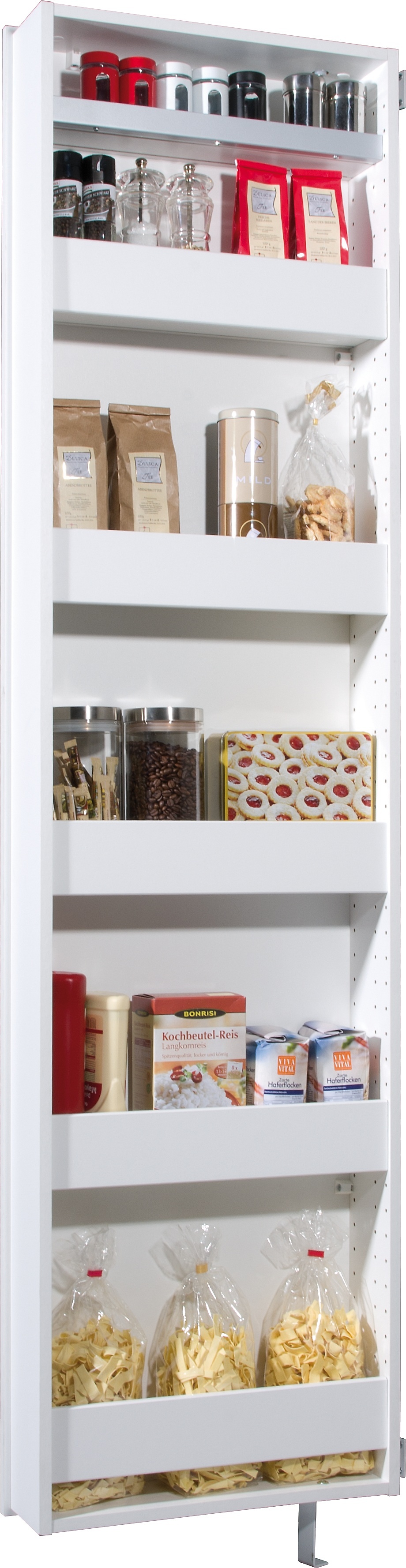 Spiegelschuhschrank, weiß  - GREDING