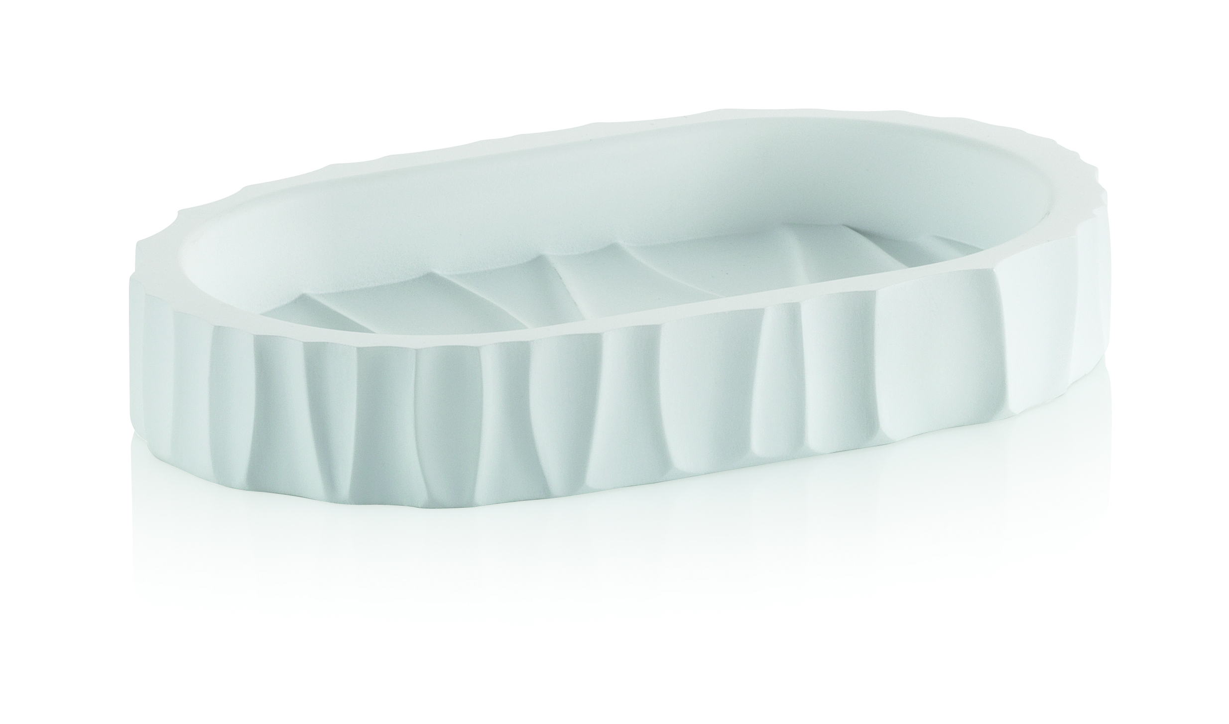 Seifenschale Merida - Polyresin, weiß