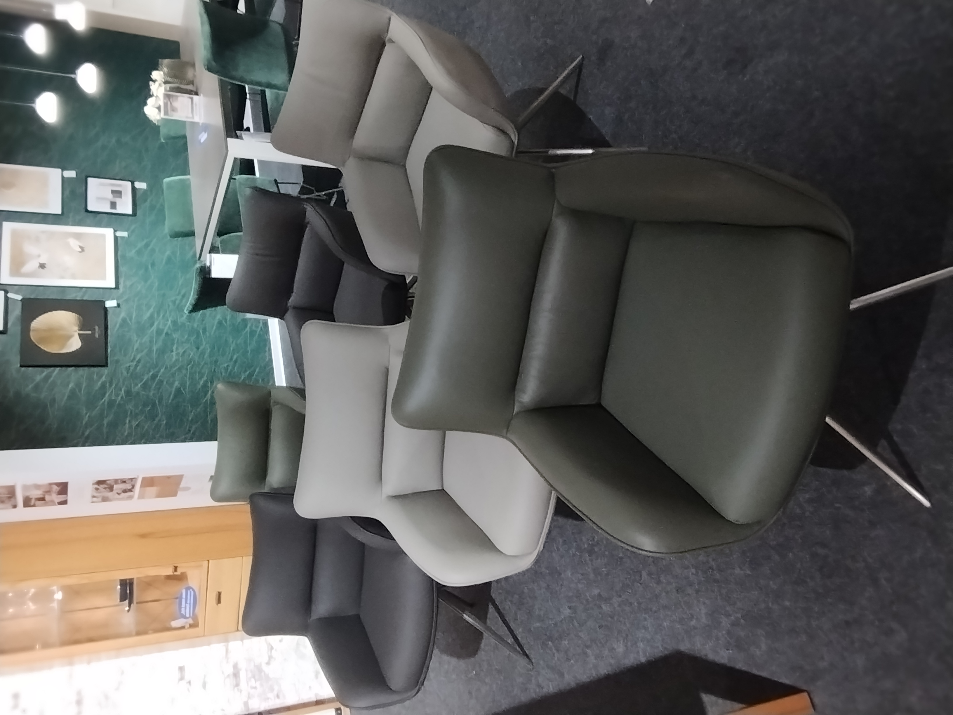 Armlehnstuhl 6-er Set, drehbar  - LS24 Gabelli