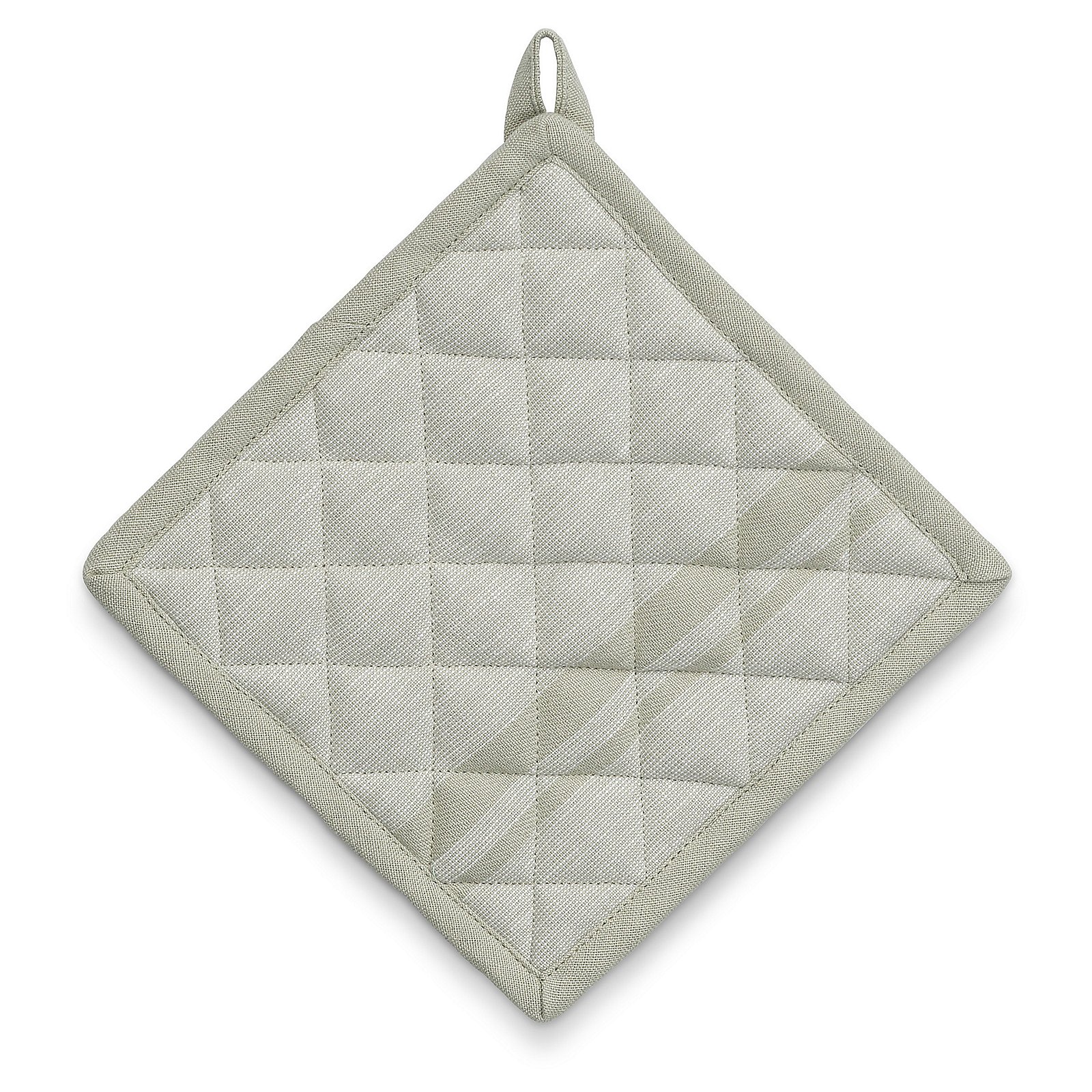 Topflappen Tia 20x20 cm - 100%Baumwolle rauchgrün