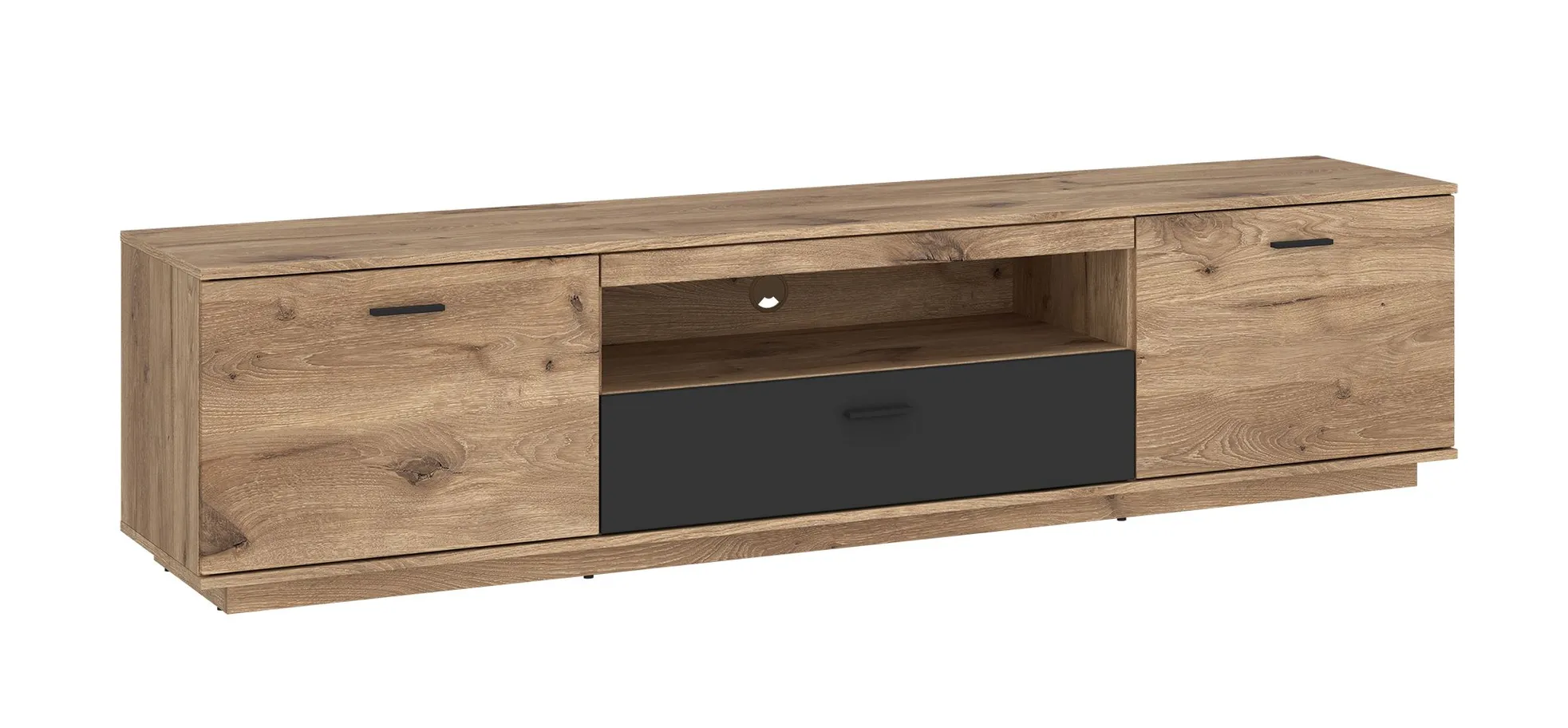 Lowboard, Eiche, Anthrazit - MyStyle 1020