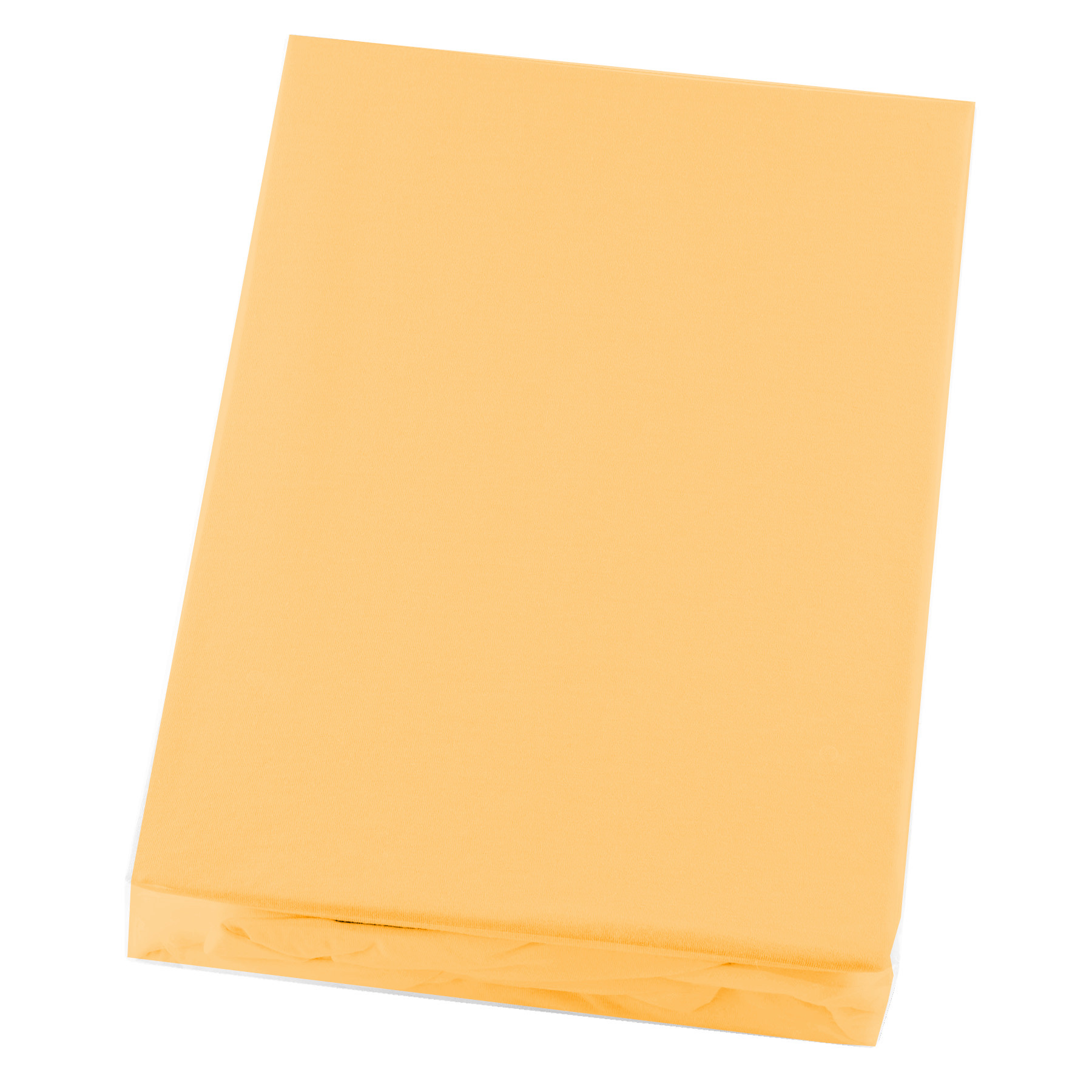 Spannbetttuch Casea Natürlich Madrid - 160x220cm, Papaya (Apricot)