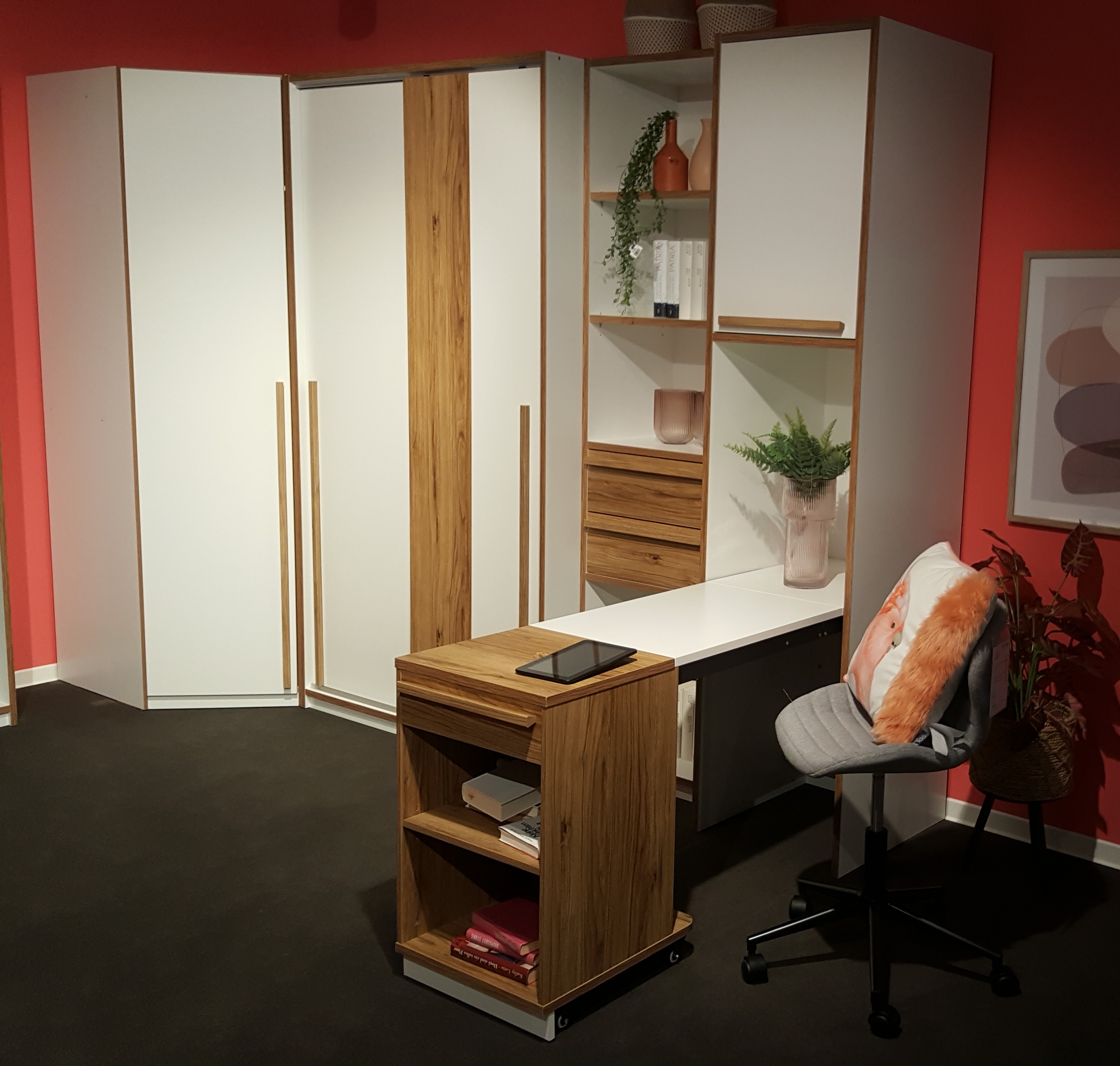 Kleiderschrankkombination, weiß Dekor - MyStyle 3021