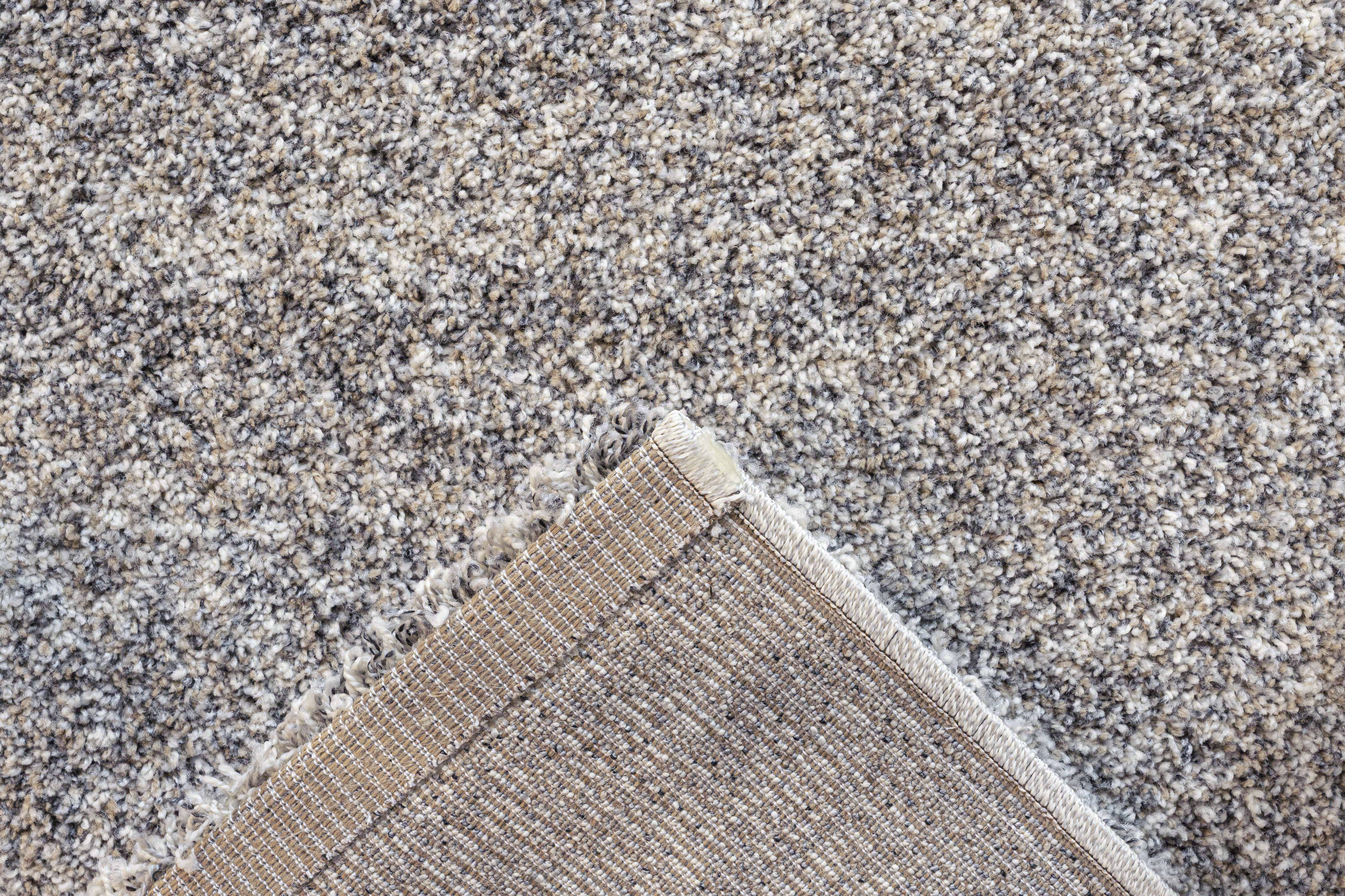 Webteppich, weiß-grau-braun, 160x230 cm - Rehari