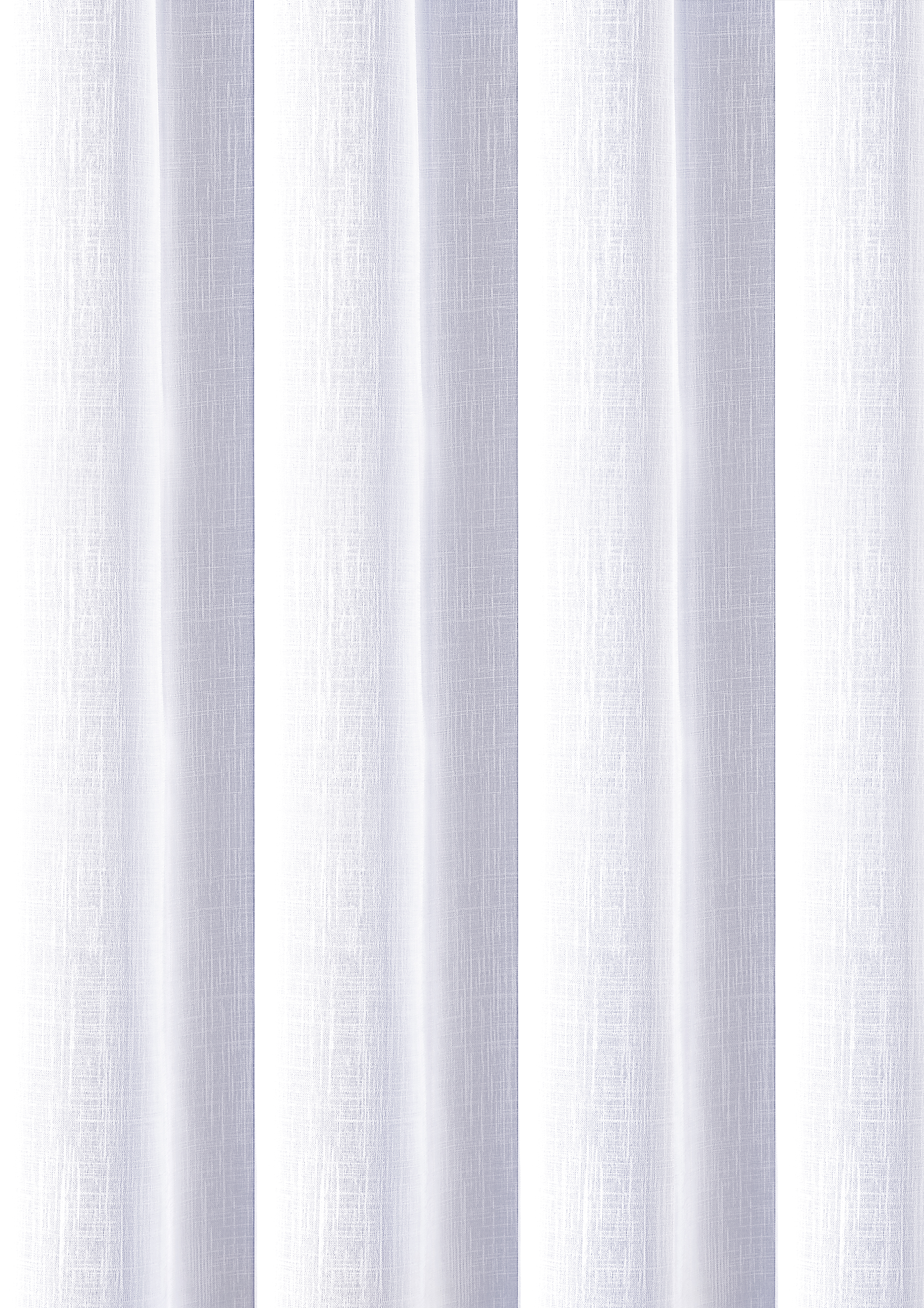 Schlaufenbandschal Leinenstruktur - 145x245cm, 100% polyester, weiß