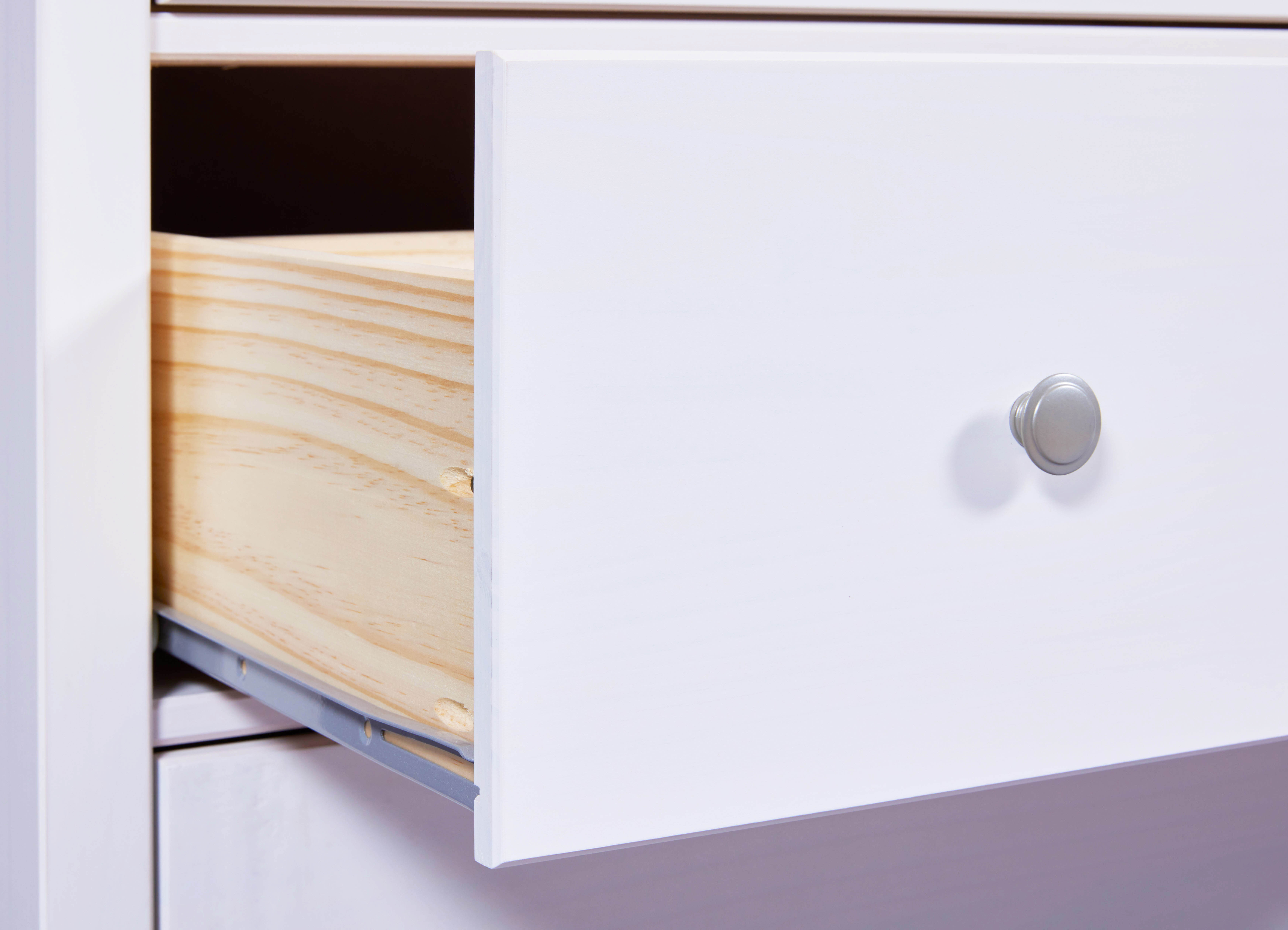 Schubladenkommode, Massivholz weiß - MyStyle 3076