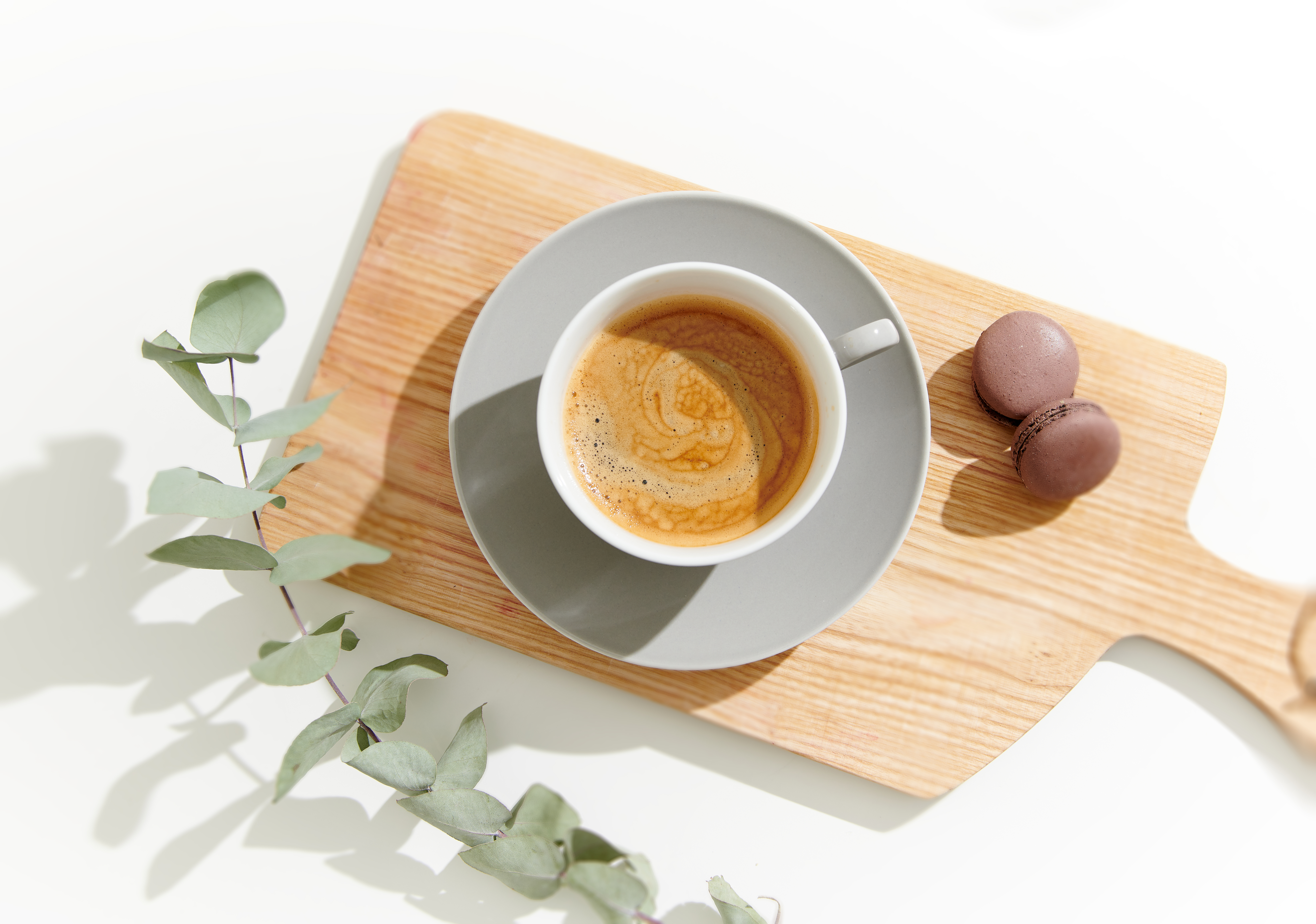 Untertasse Doppio Grau 16 cm - Porzellan, sü