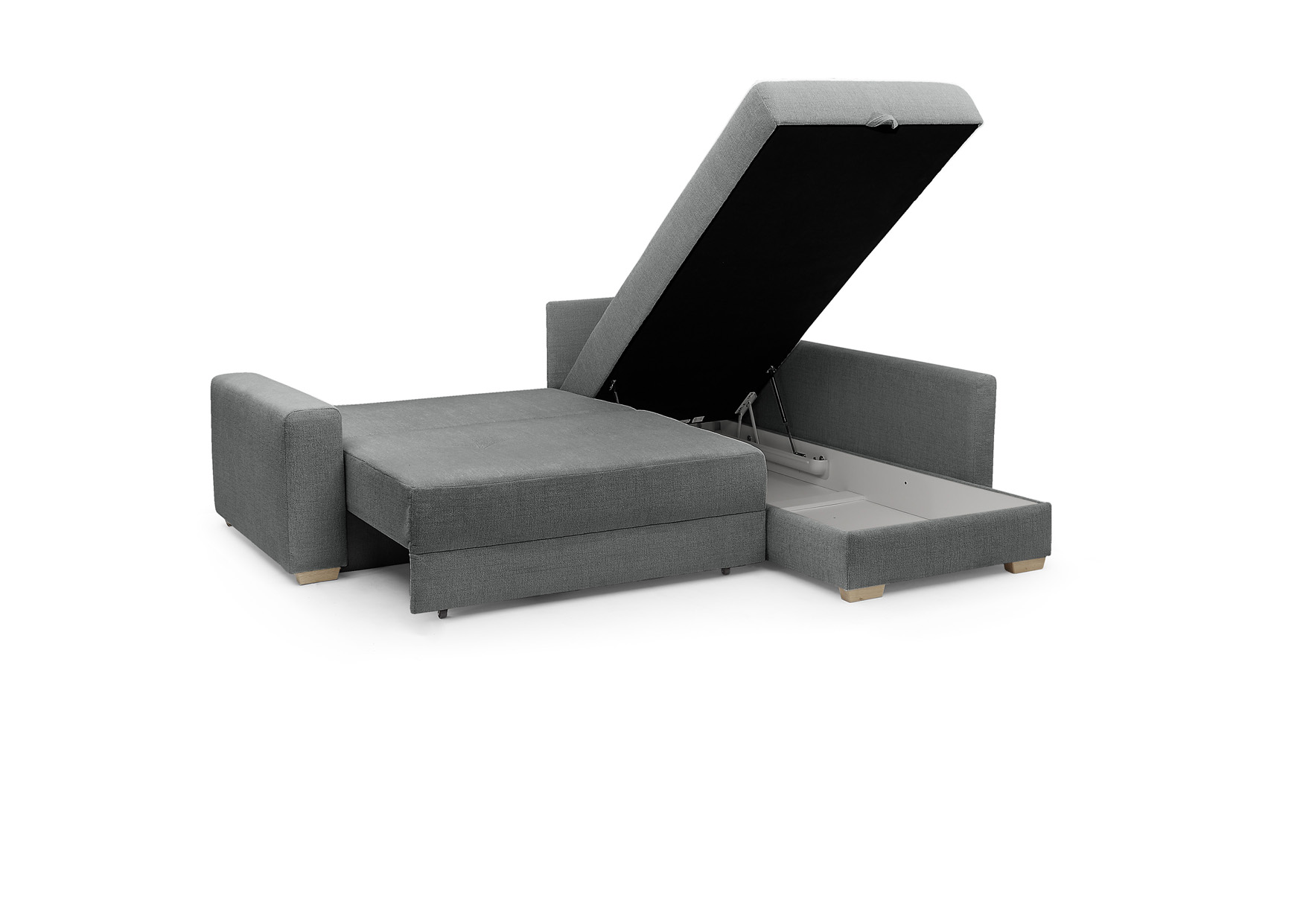 Ecksofa Jyte, Kaltschaumtopper - Jyte