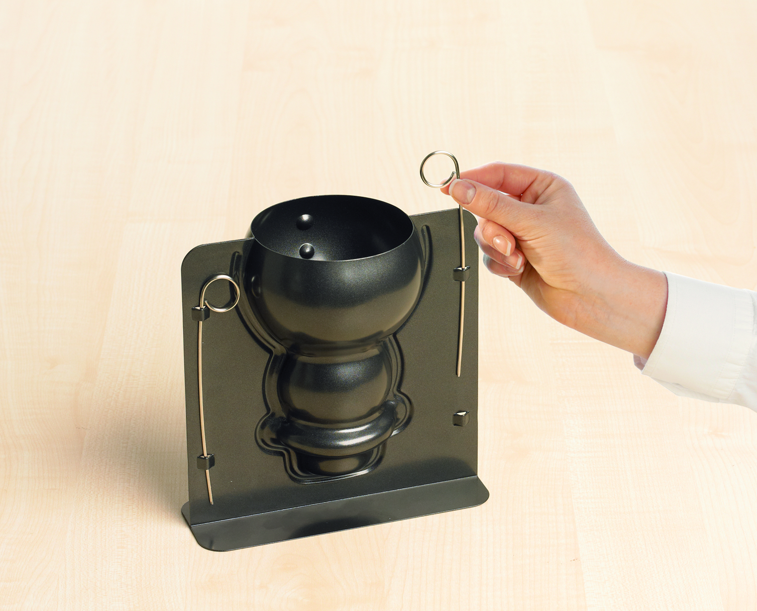 3D Backform Emil, der Schneemann - Ø 9x17,5cm, Antihaftbeschichtung, mit Rezept