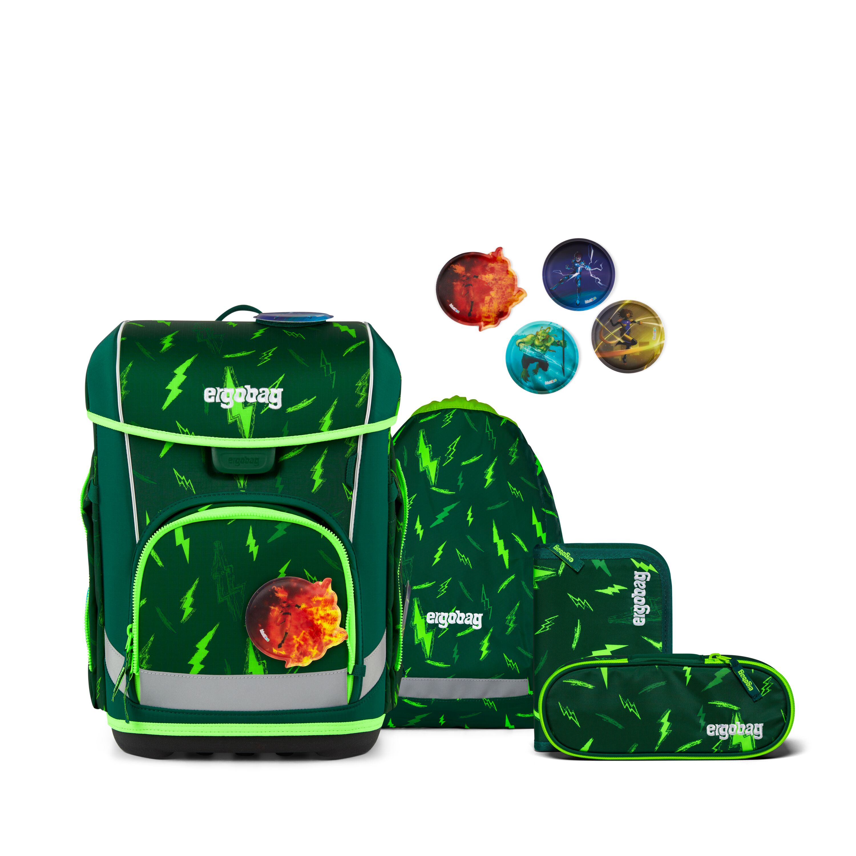 ergobag Schulranzenset Bärtastisch - cubo light (2026)