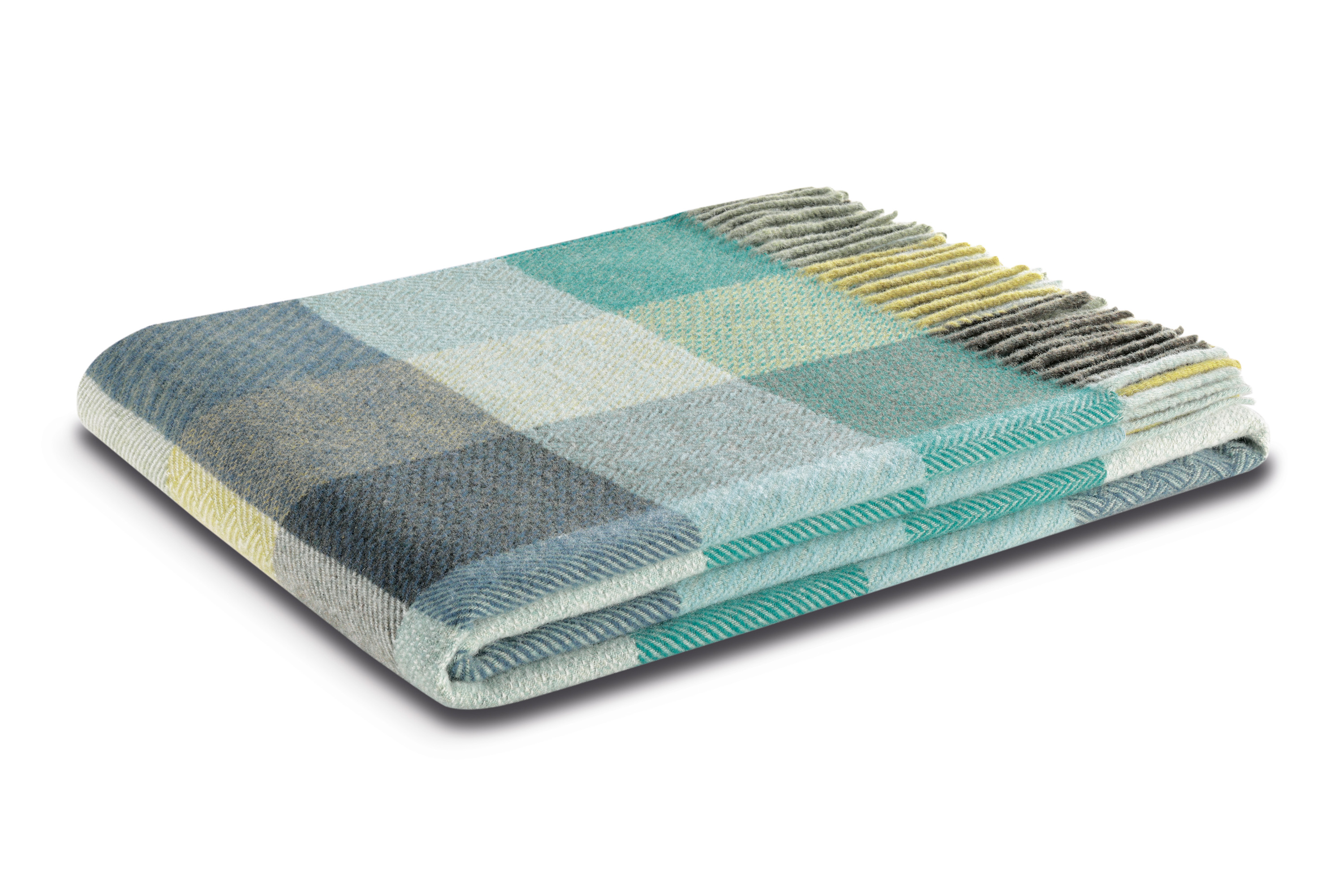 Plaid Green Shades - 130 x 170 cm