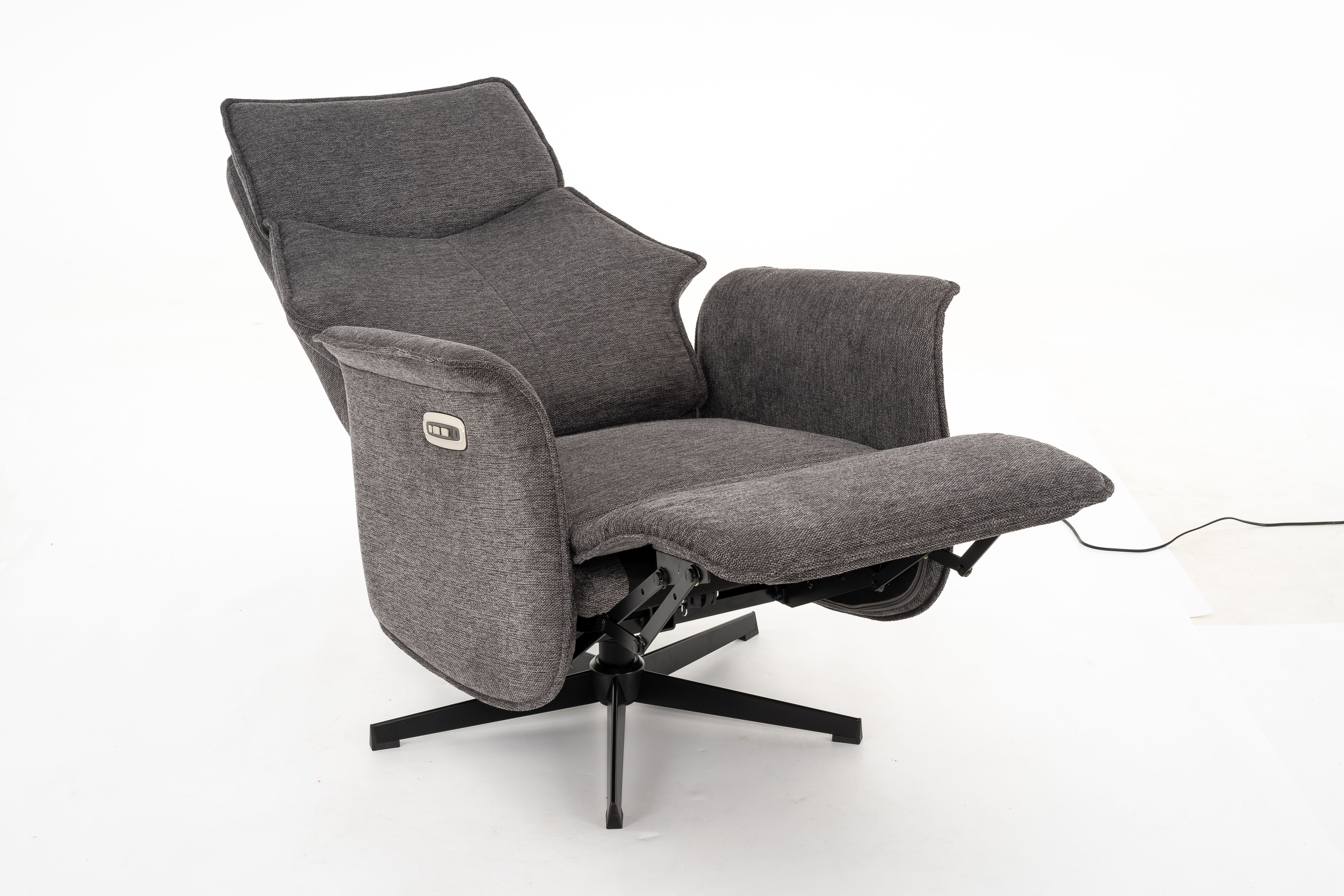 Relaxsessel, Stoff anthrazit - KS26 Fabrizia