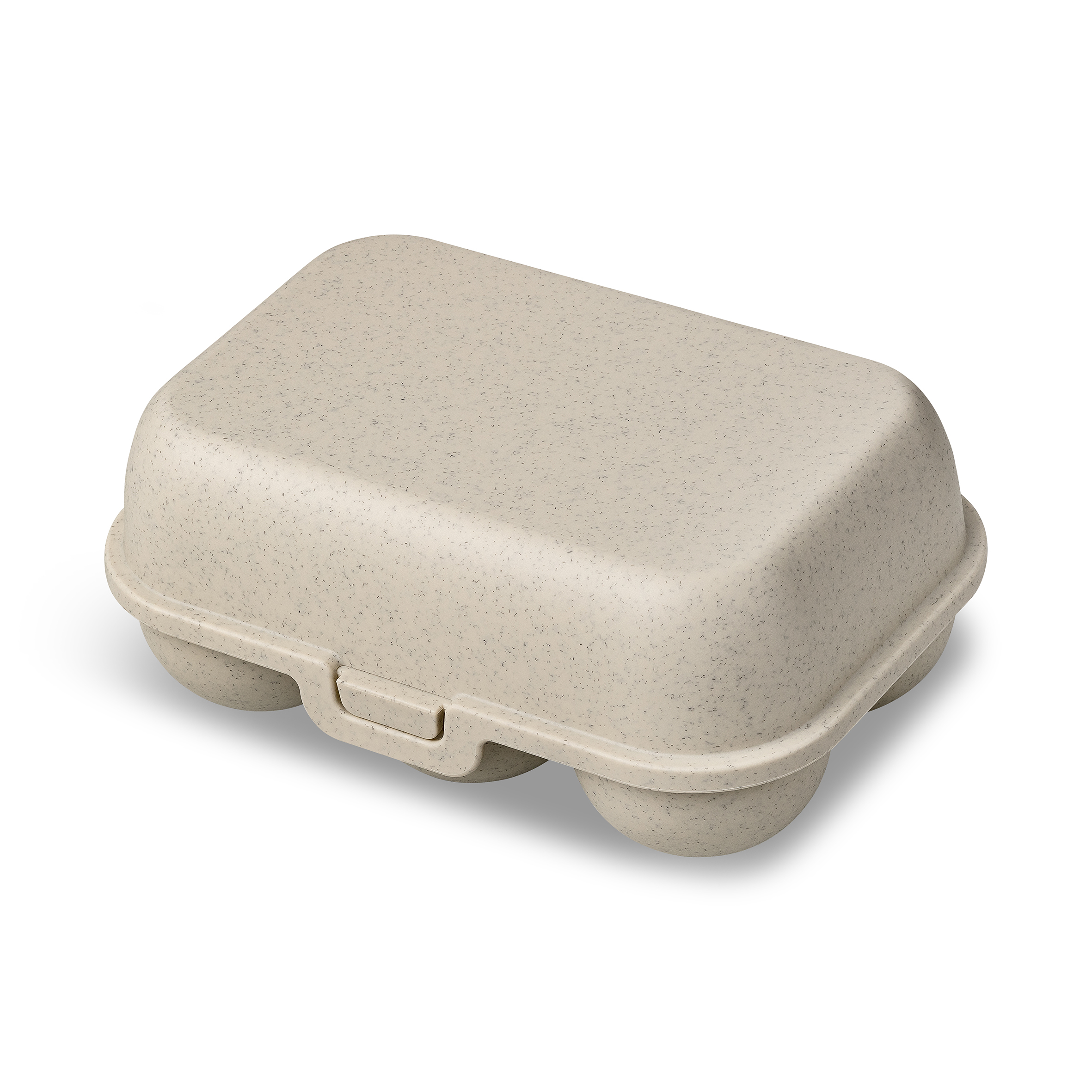 Eierbox 6 Eier, nature desert sand - stapelbar, leicht zu reinigen, CO2-neutral