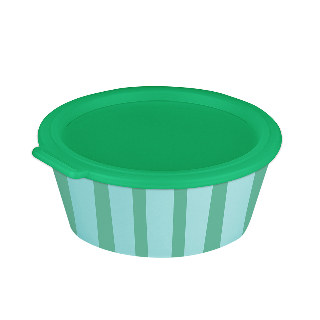 Schale 1,3l m. Deckel, sweet green/fresh green - auslaufsicher, stapelbar