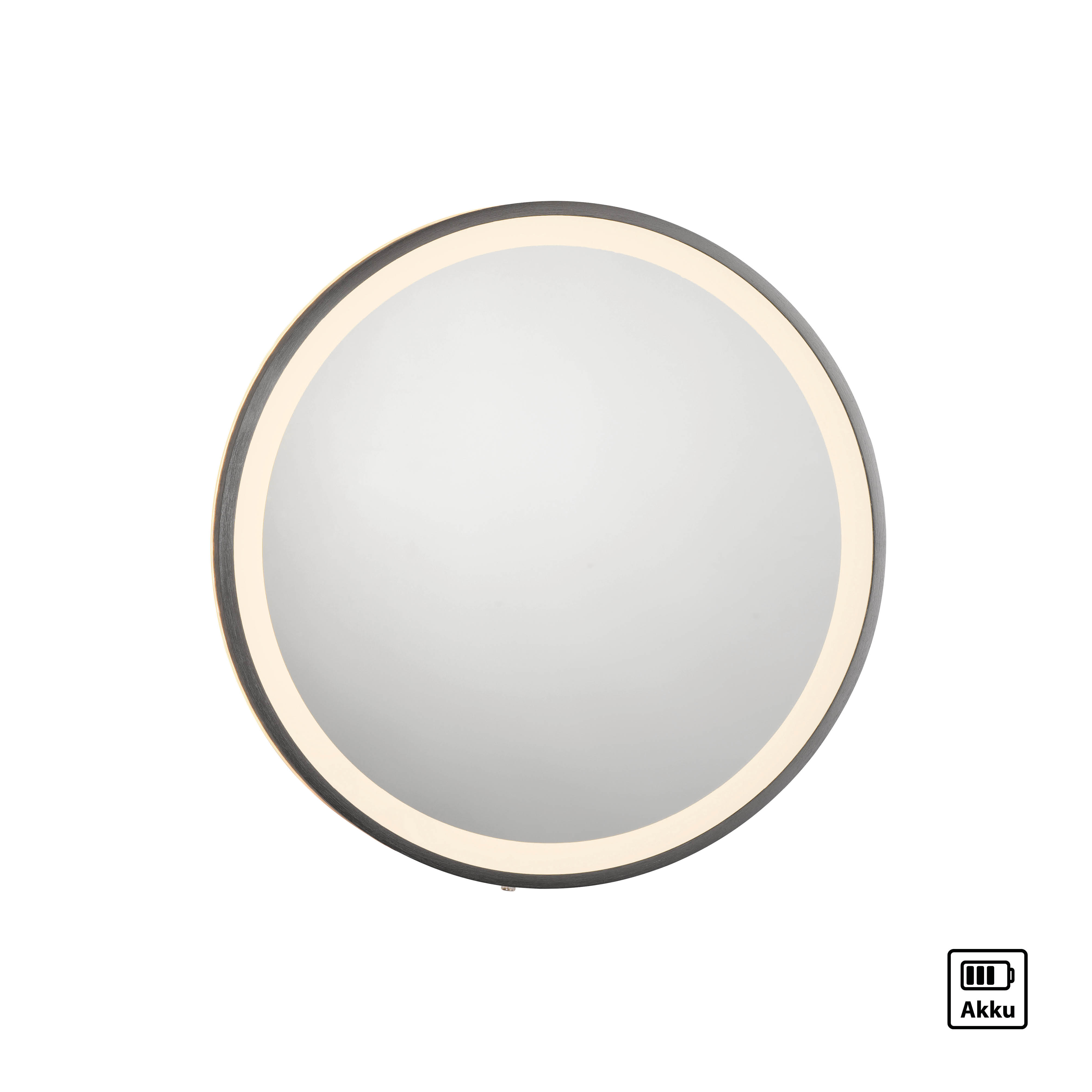 Spiegel VIDRO - grau, inkl. abnehmbarer Powerbank