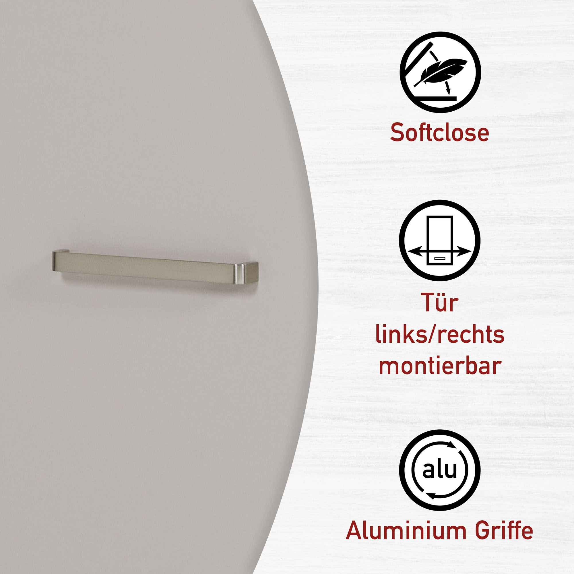 Geräteschrank, Kaschmir/Artisan Eiche - MyStyle 9004