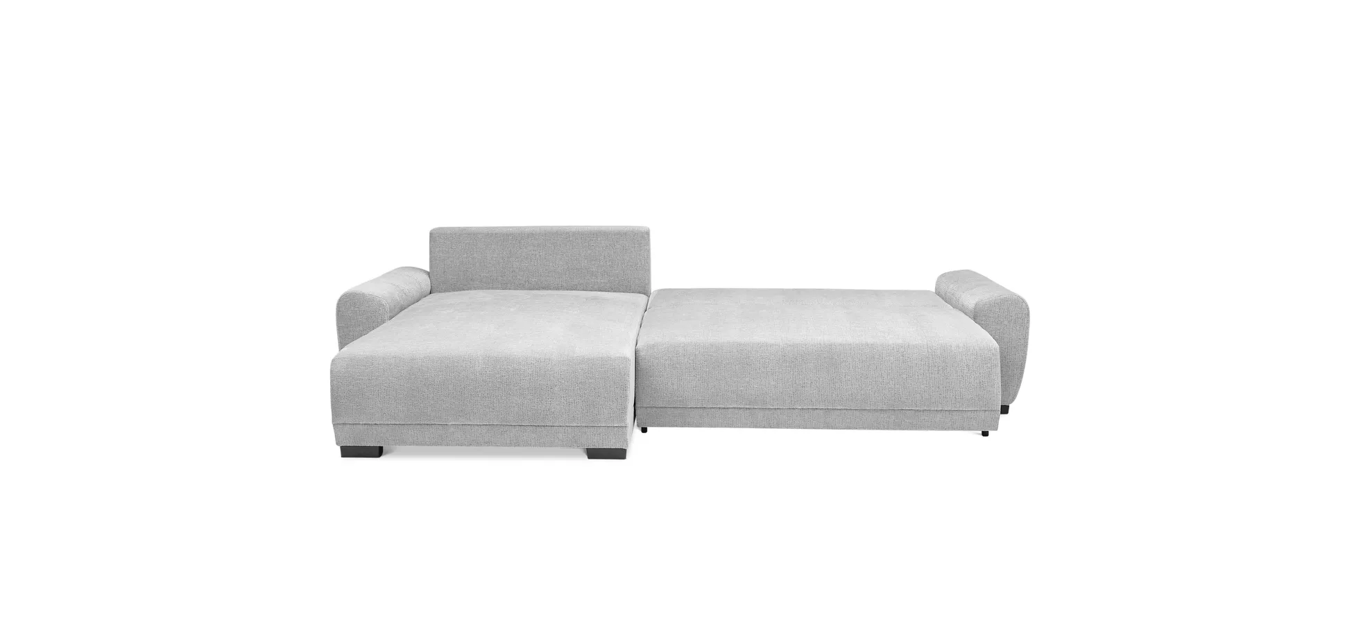 Ecksofa, silver - Eyvette