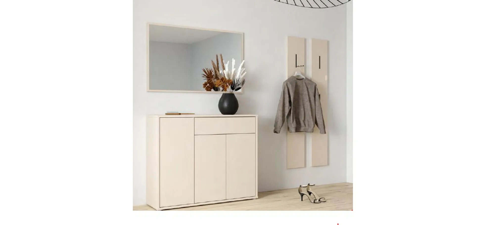 Schuhschrank, Dekor sand - Faid