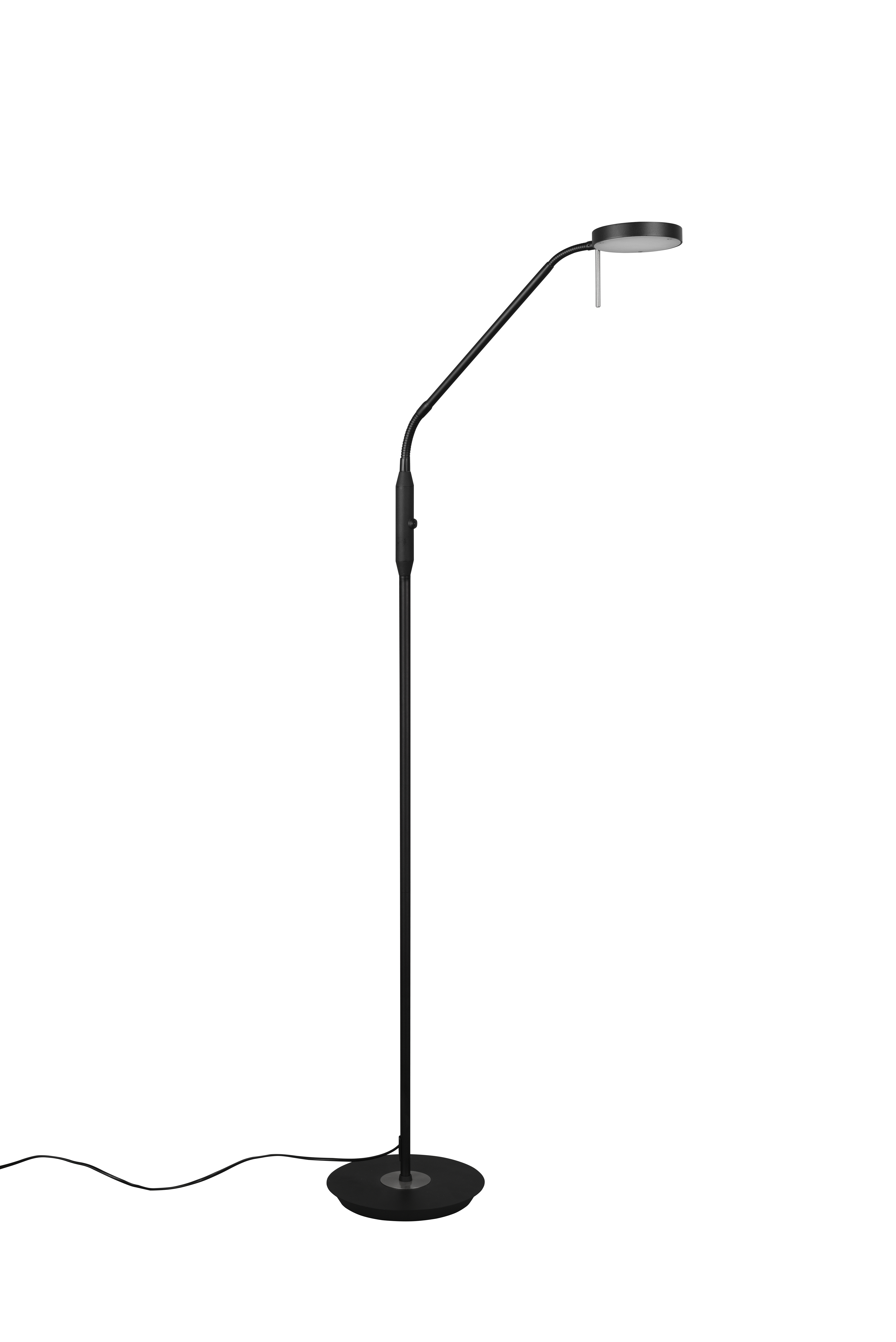 Stehleuchte Monza - 1flg., Metall/schwarz matt,25x145x50cm