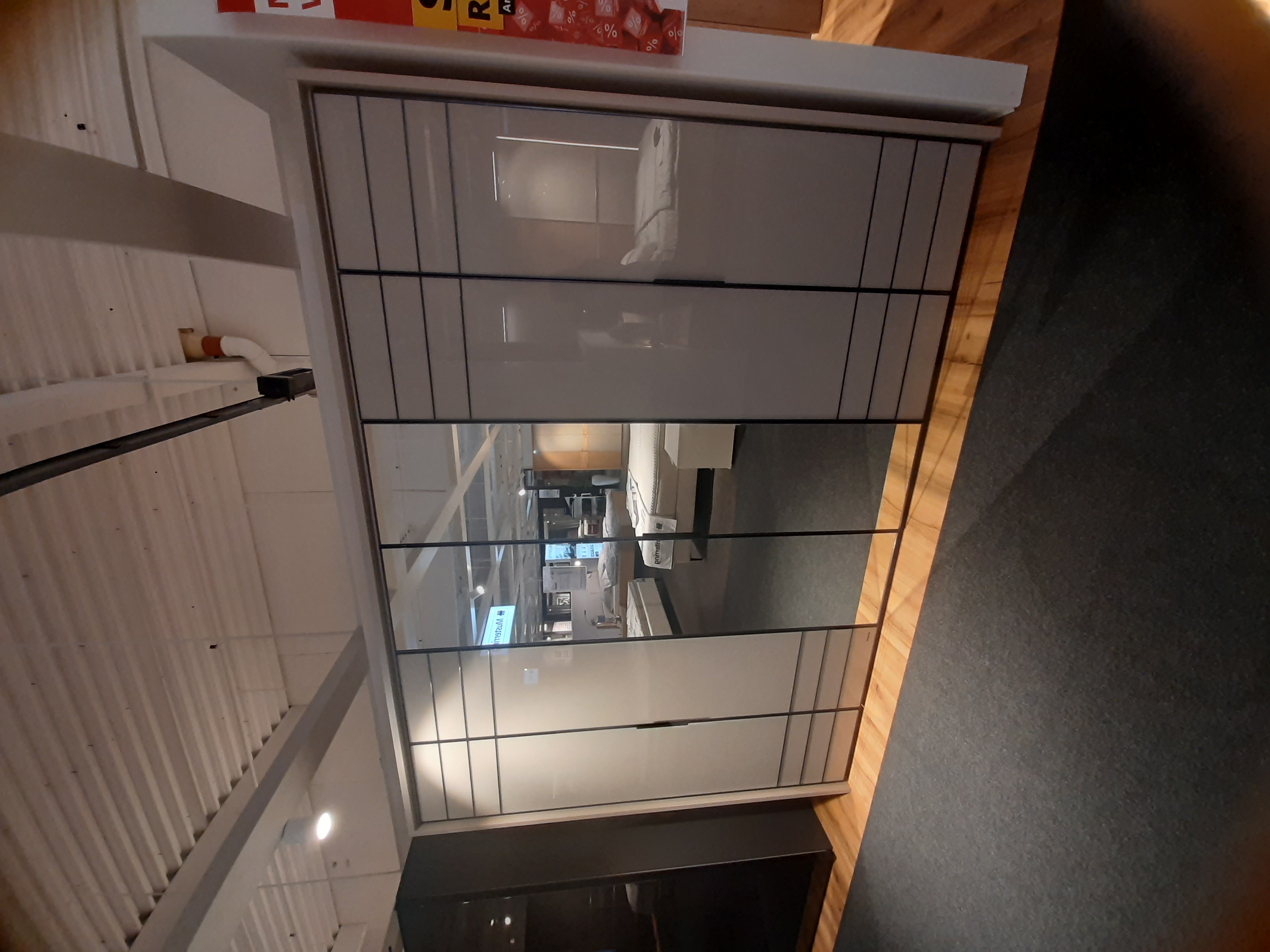 Drehtürenschrank 6 türig, Korpus Sand - Covelo