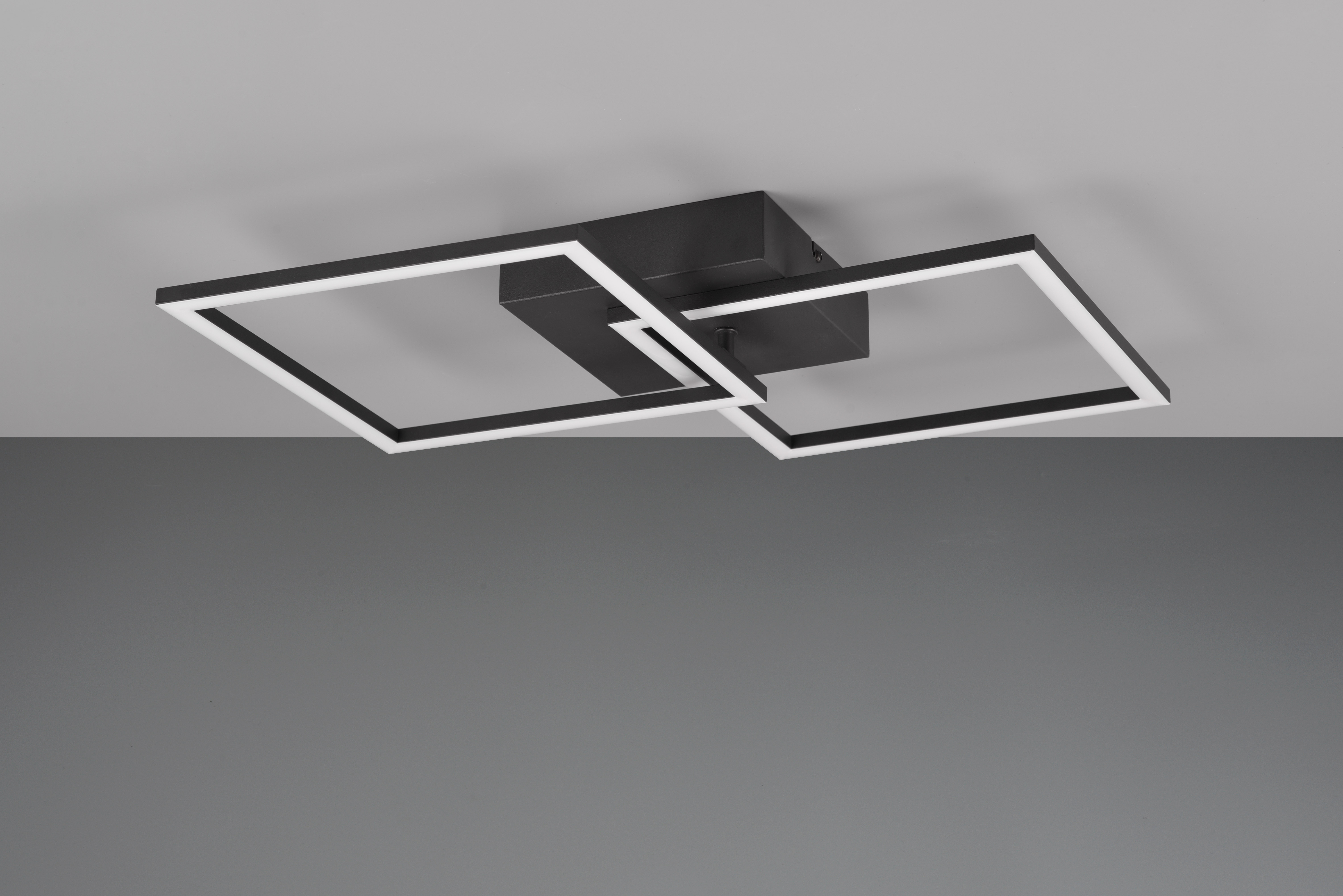 Deckenleuchte Trail - 1flg., Metall/schwarz matt, ca.44,6 x7 x39,6cm