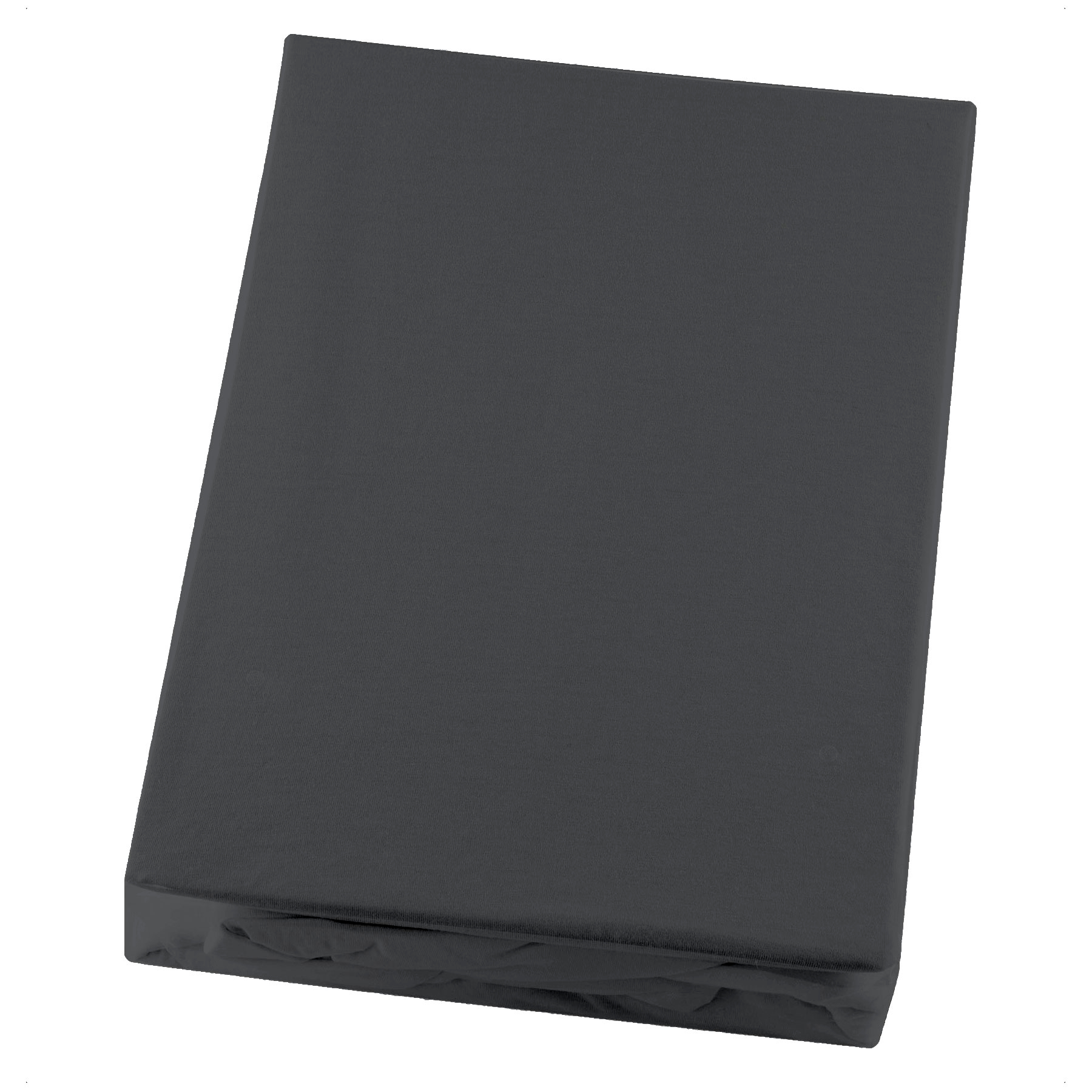 Spannbetttuch Casea Natürlich Madrid - 160x220cm, Graphit