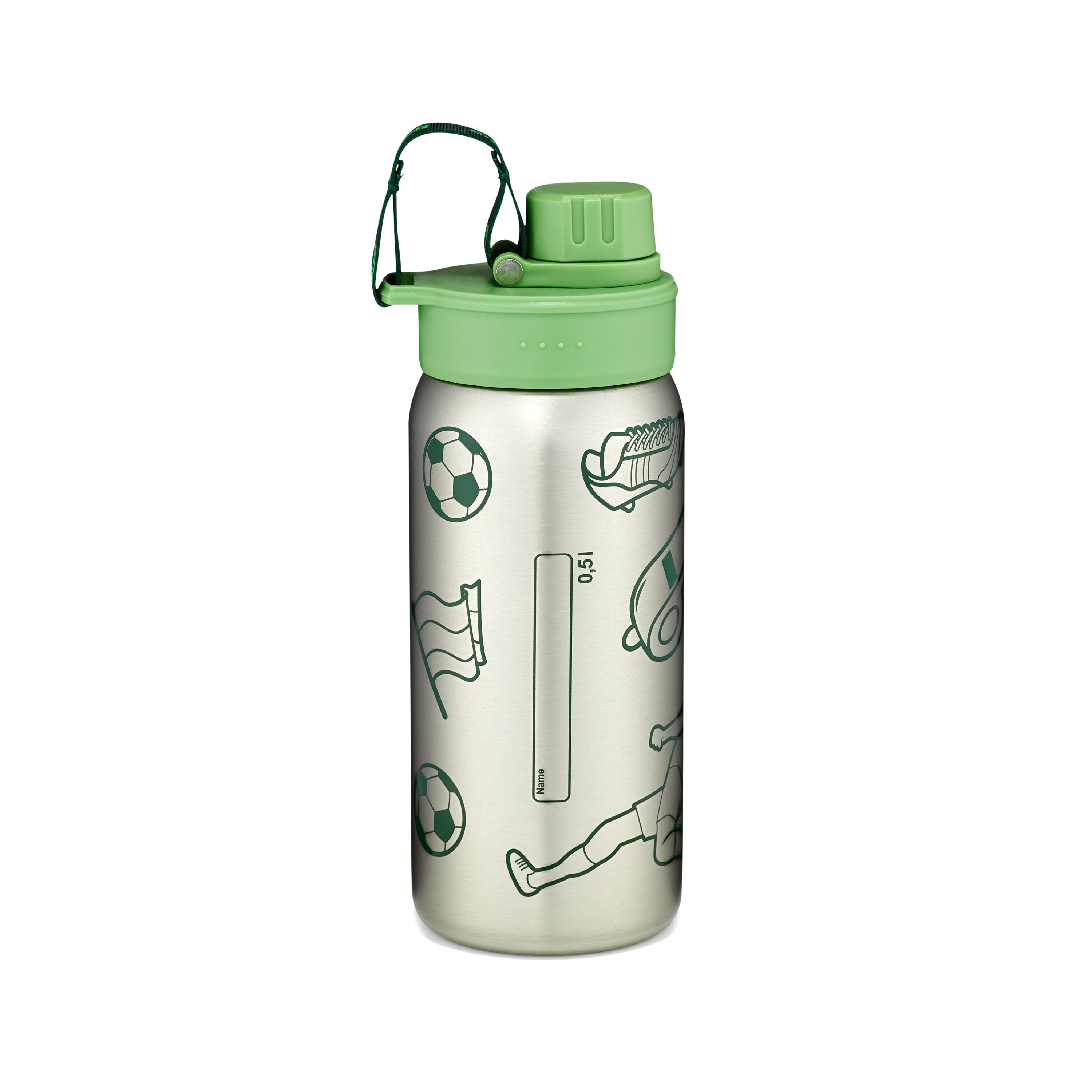 ergobag Trinkflasche, Grün - Edelstahl