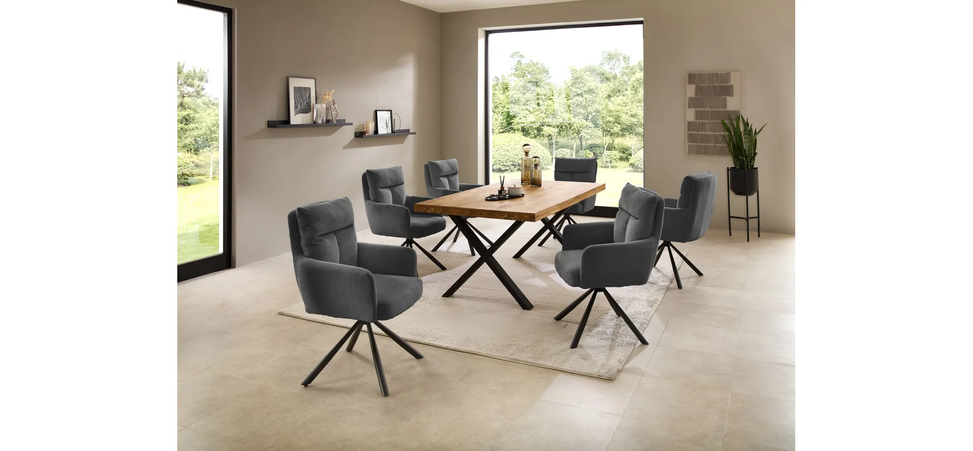 Esstisch, Eiche massiv geölt - MyStyle 4050