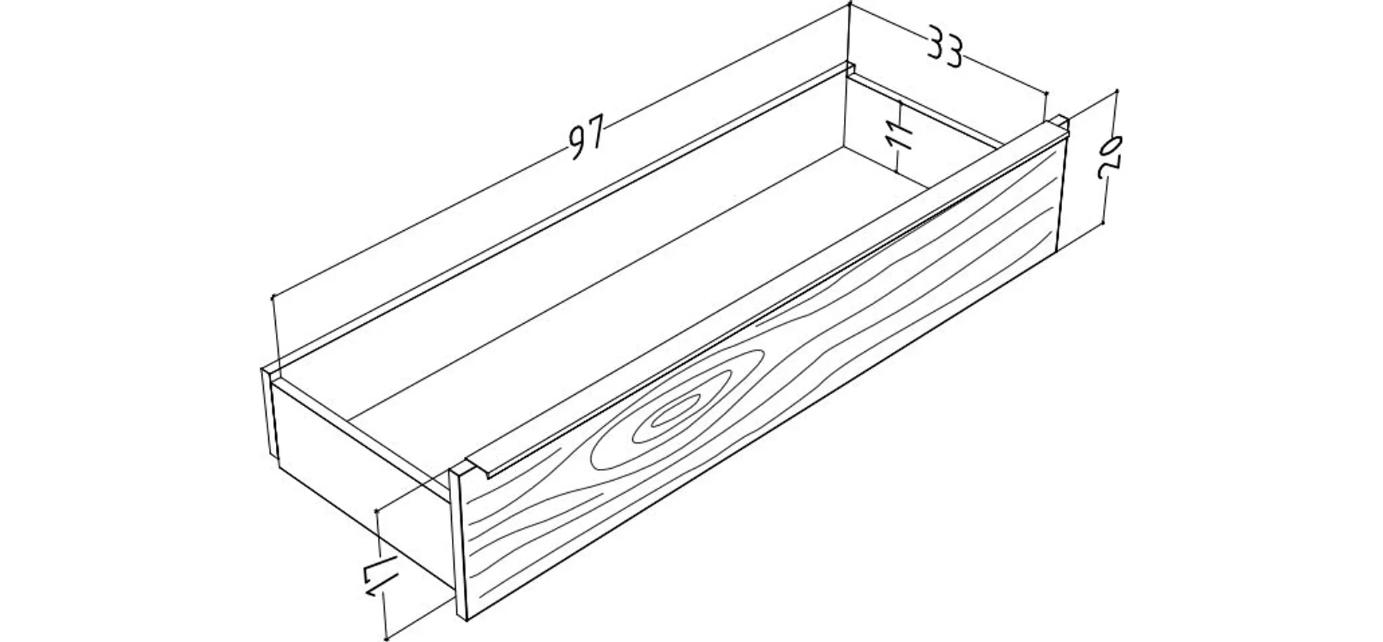 Sideboard, Kaschmir matt lack Nachbildung - Marybelle
